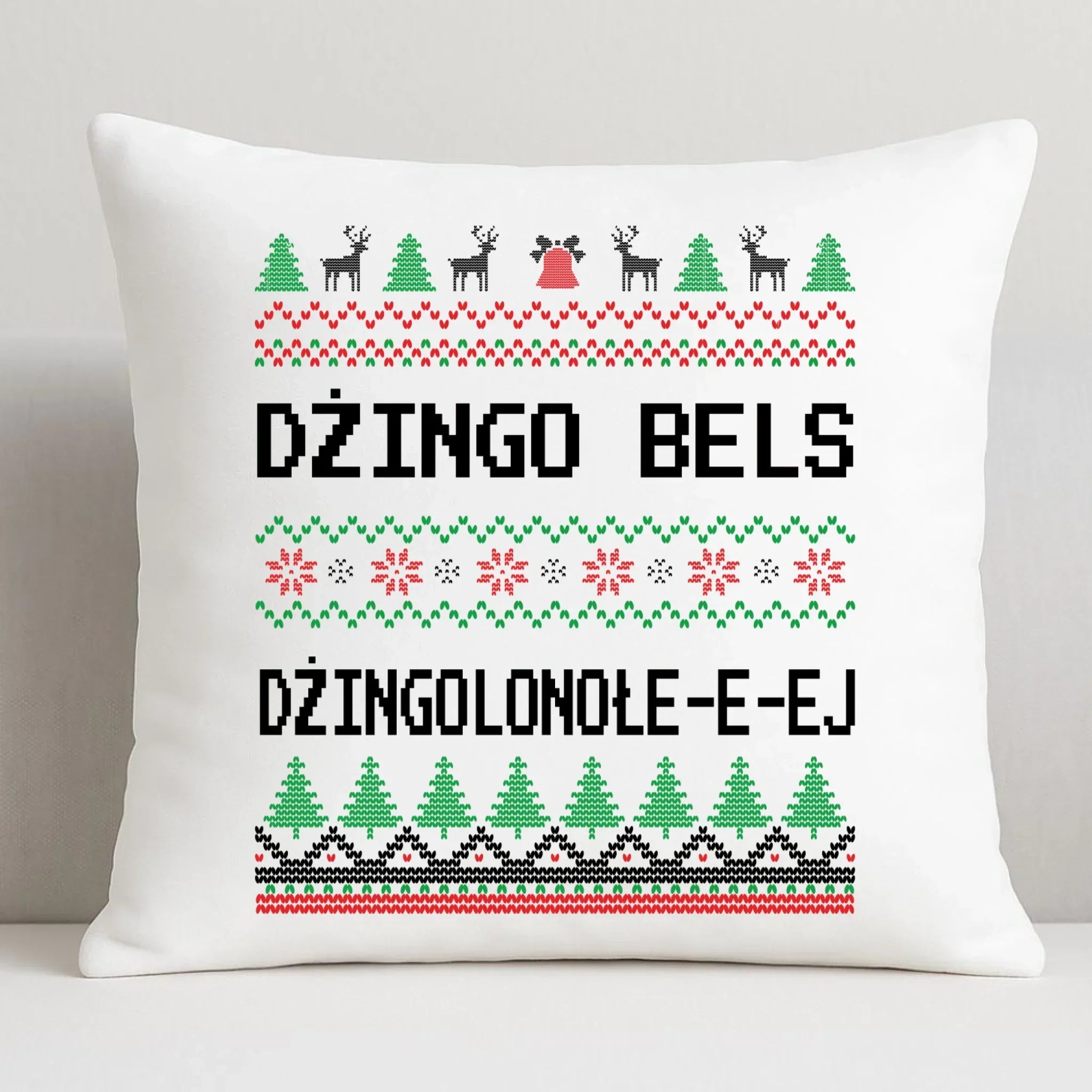 Poduszka świąteczna - prezent na Święta - Dżingo bels BN11 - StoryCups.pl