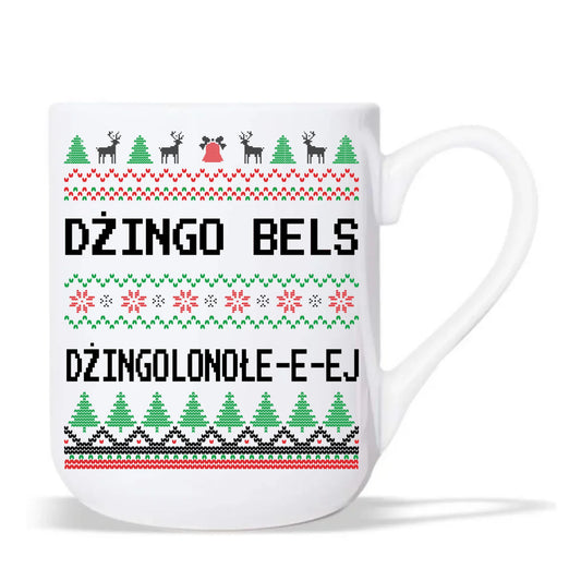 Kubek elegant świąteczny - prezent na Święta - Dżingo bels BN11 - StoryCups.pl