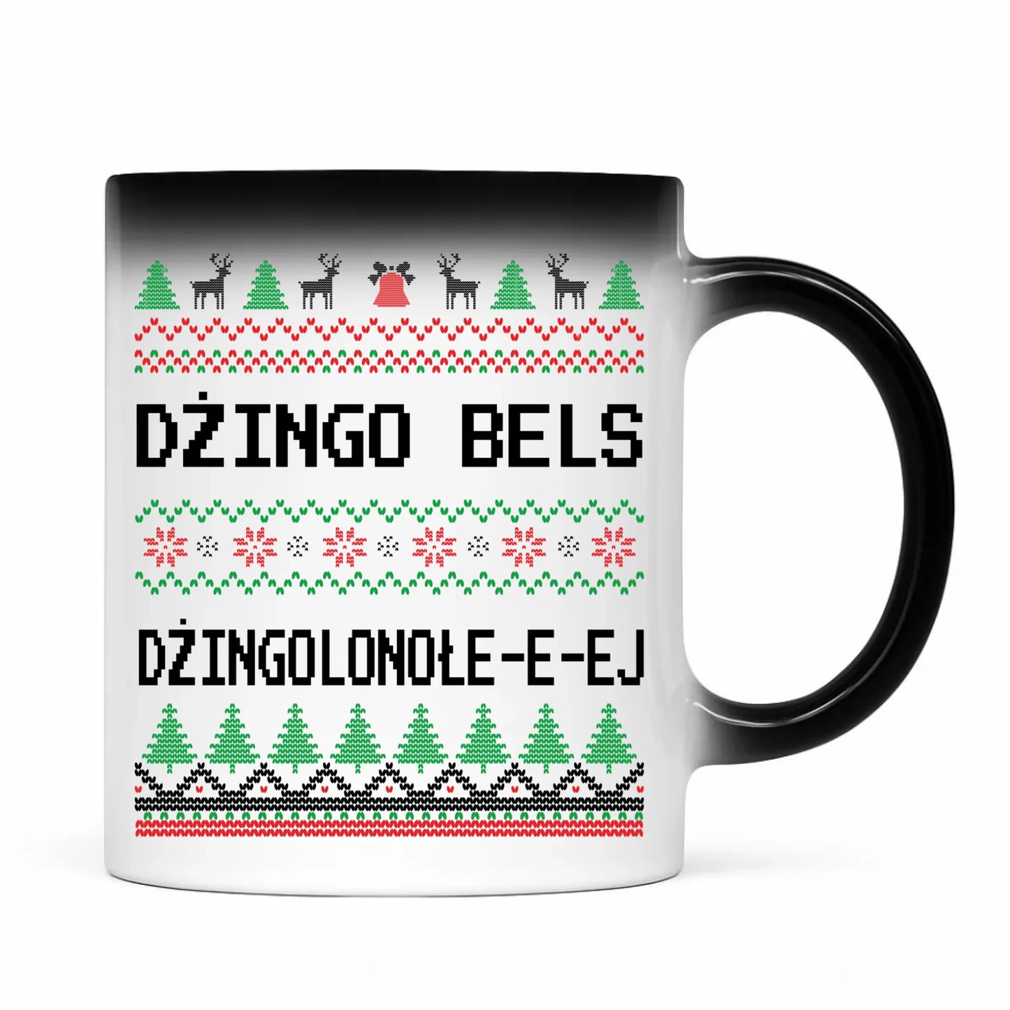 Kubek magiczny świąteczny - prezent na Święta - Dżingo bels BN11 - StoryCups.pl