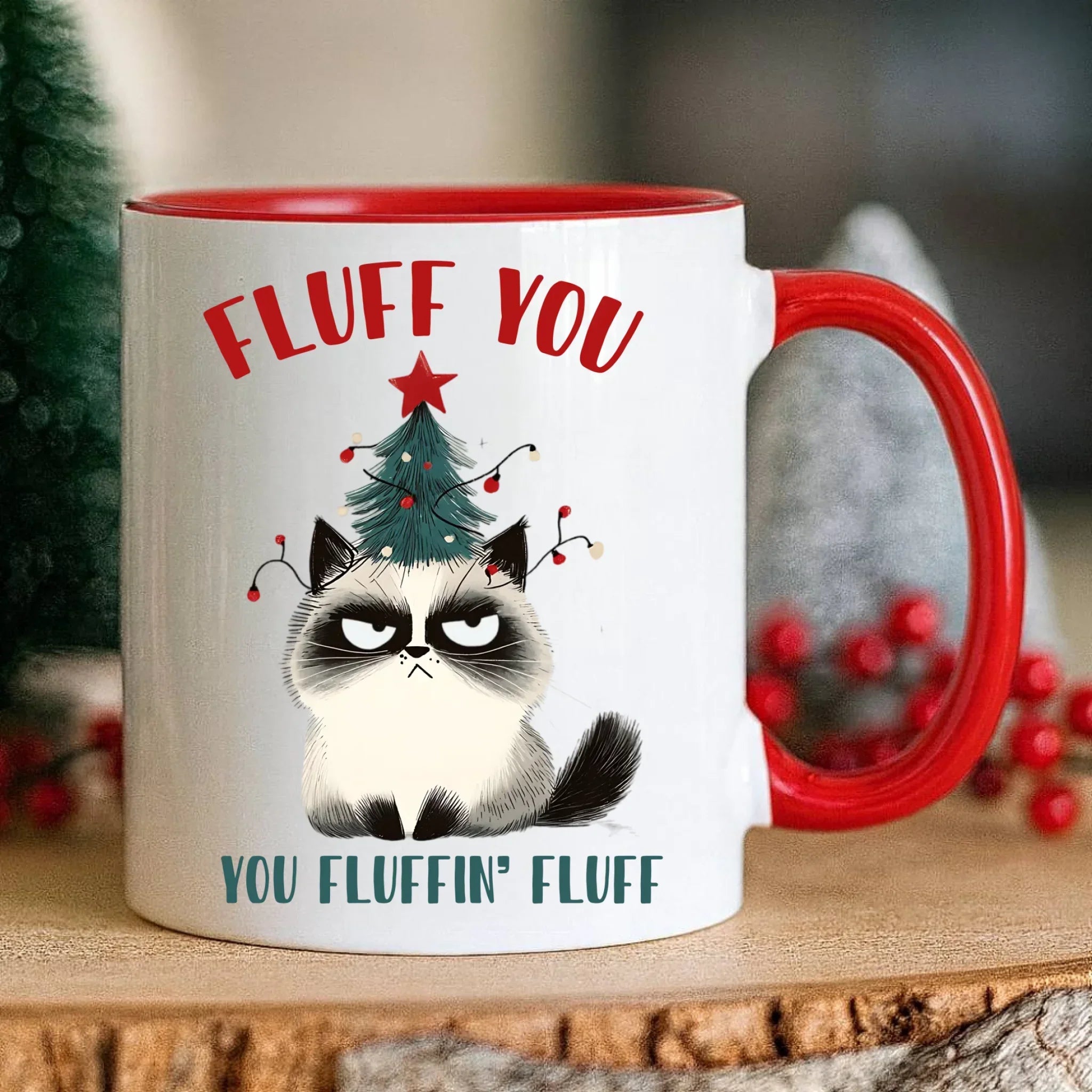Kubek świąteczny - Fluff You BN10 - StoryCups.pl