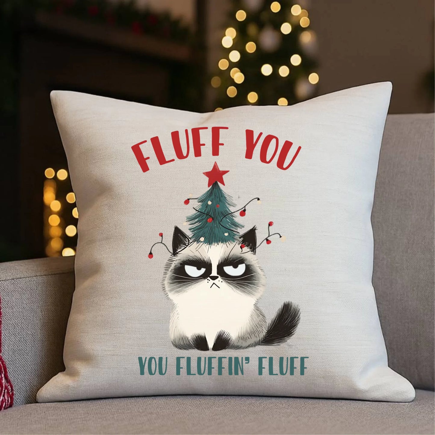 Poduszka świąteczna - Fluff You BN10 - StoryCups.pl
