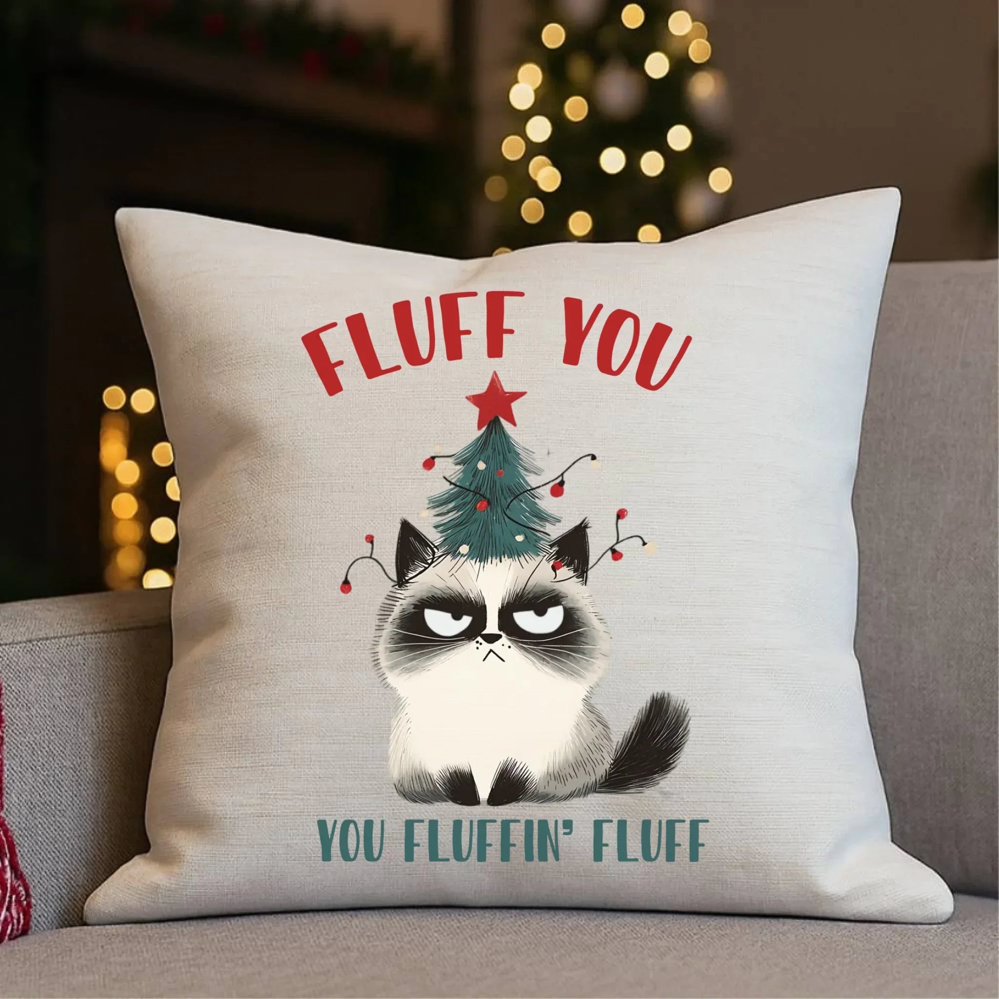 Poduszka świąteczna - Fluff You BN10 - StoryCups.pl