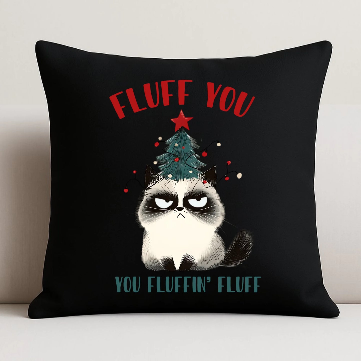 Poduszka dekoracyjna świąteczna - Fluff You BN10 - StoryCups.pl