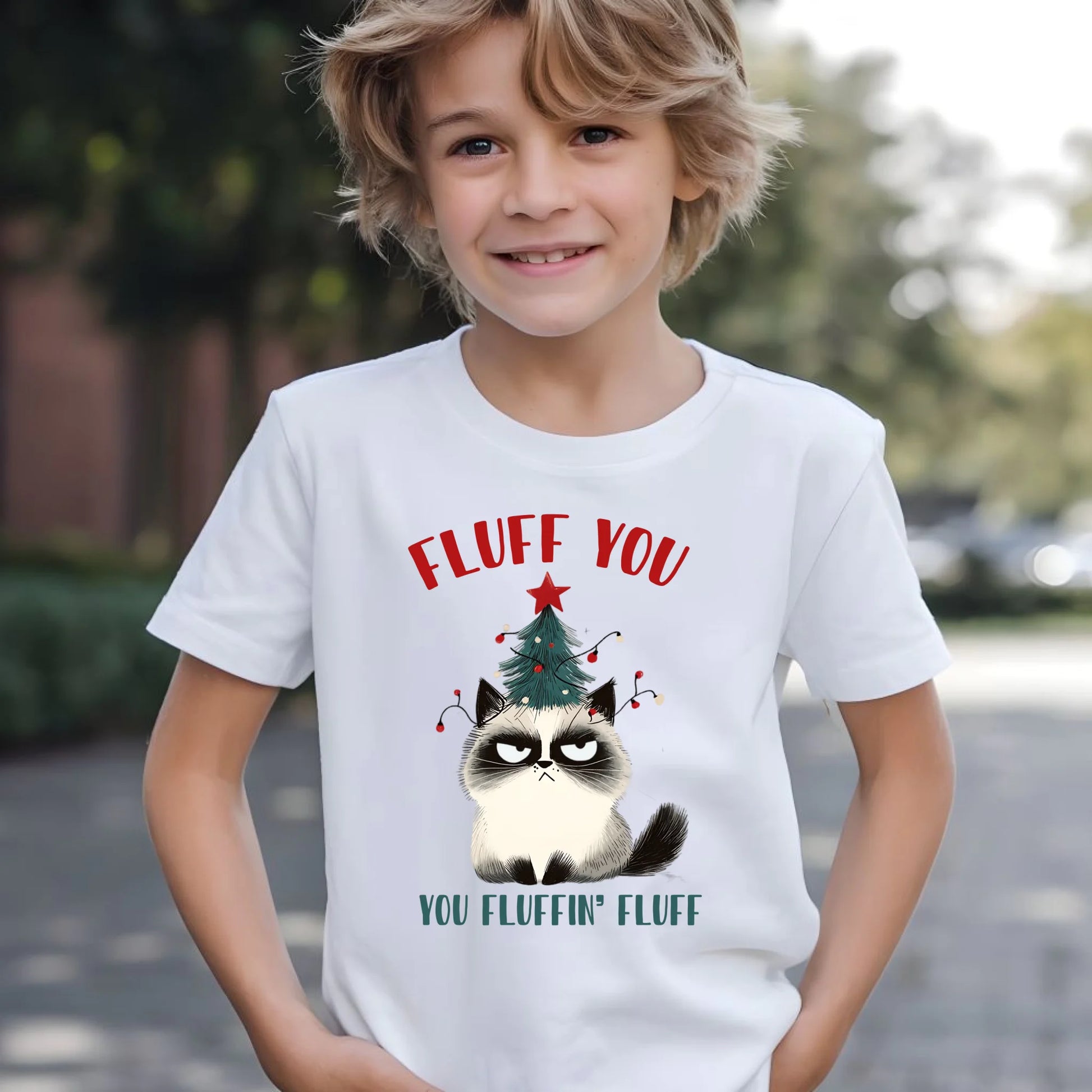 Koszulka dziecięca świąteczna - Fluff You BN10 - StoryCups.pl