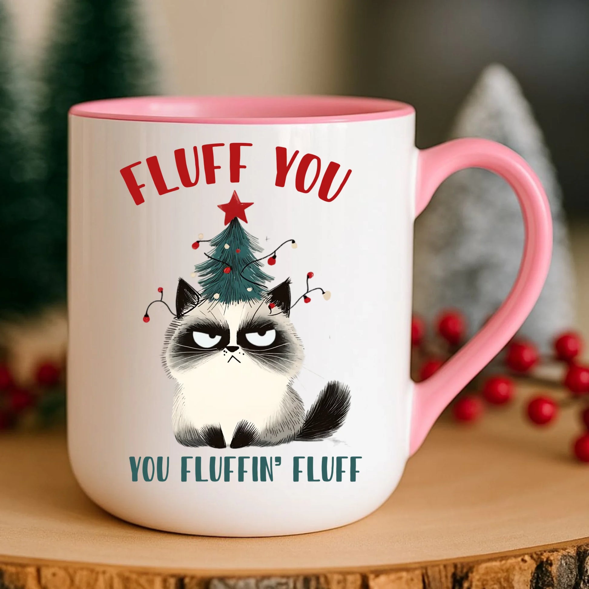 Kubek elegant świąteczny - Fluff You BN10 - StoryCups.pl