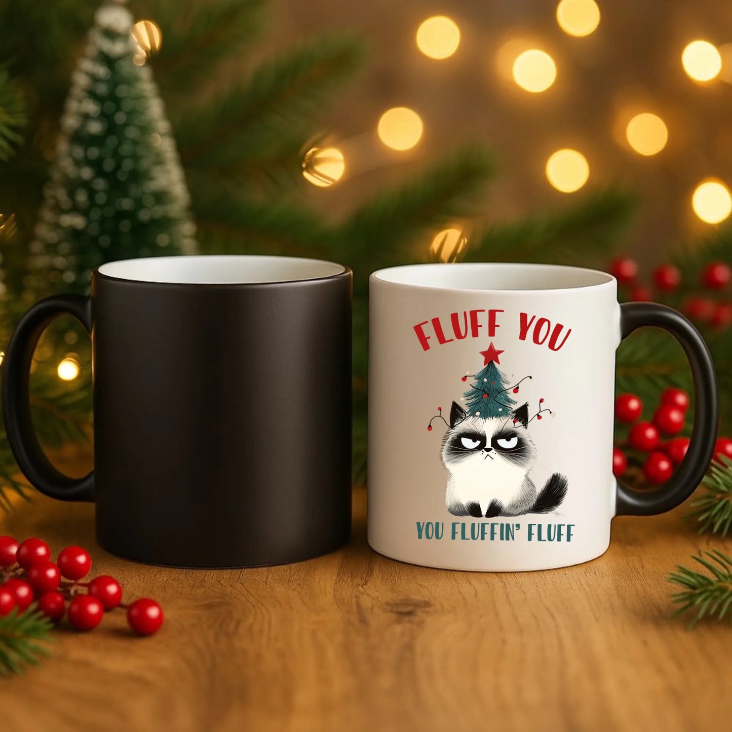 Kubek magiczny świąteczny - Fluff You BN10 - StoryCups.pl