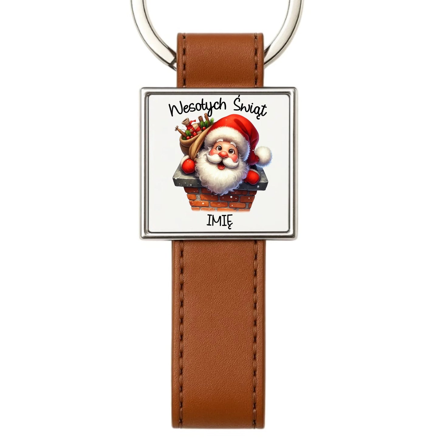 Brelok świąteczny - prezent na Mikołajki Mikołaj - personalizowany BN08 - StoryCups.pl