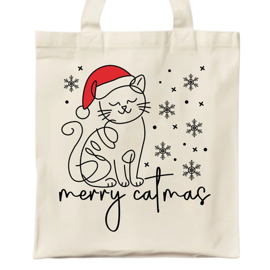Torba świąteczna - prezent dla kociary - Merry catmas BN151 - StoryCups.pl