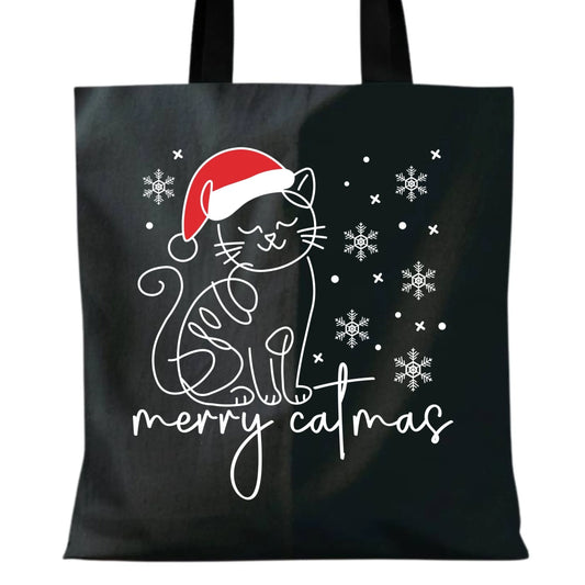 Torba świąteczna - prezent dla kociary - Merry catmas BN151 - StoryCups.pl