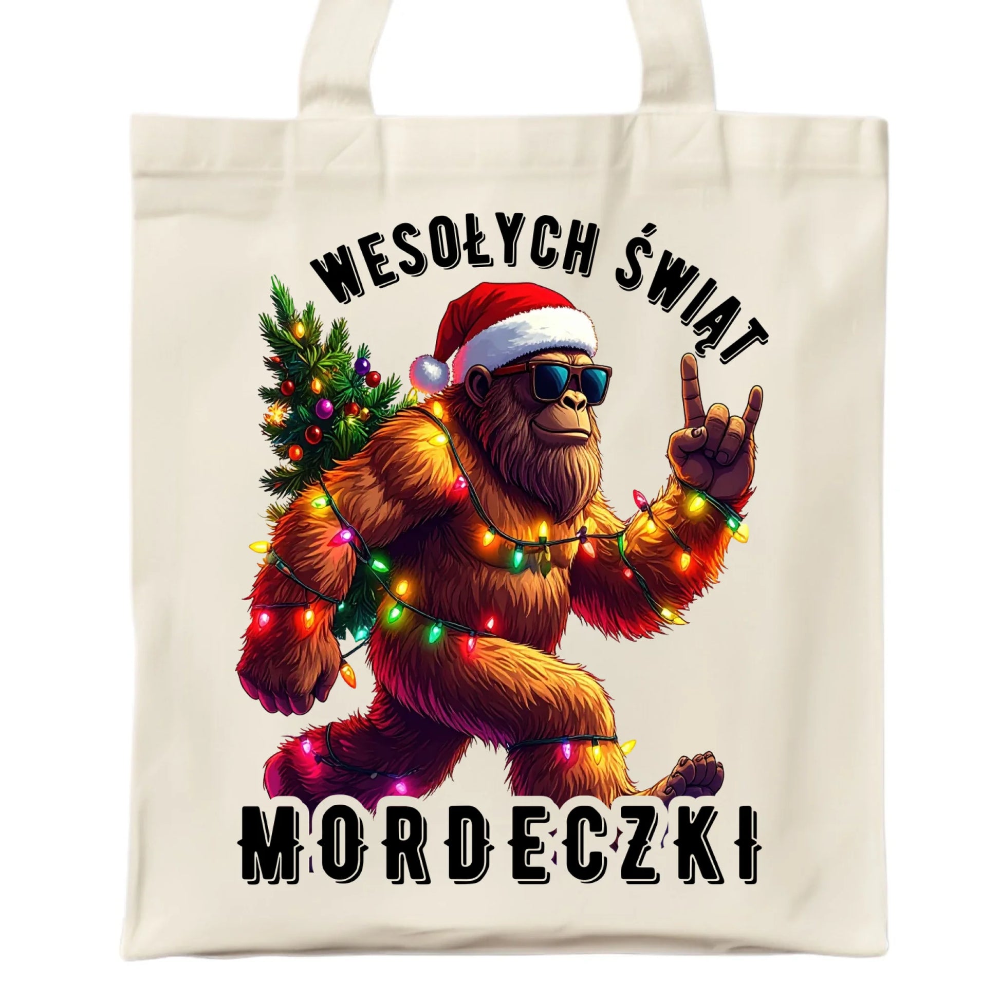 Torba świąteczna - prezent na święta - Yeti Wesołych Świąt mordeczki BN152 - StoryCups.pl