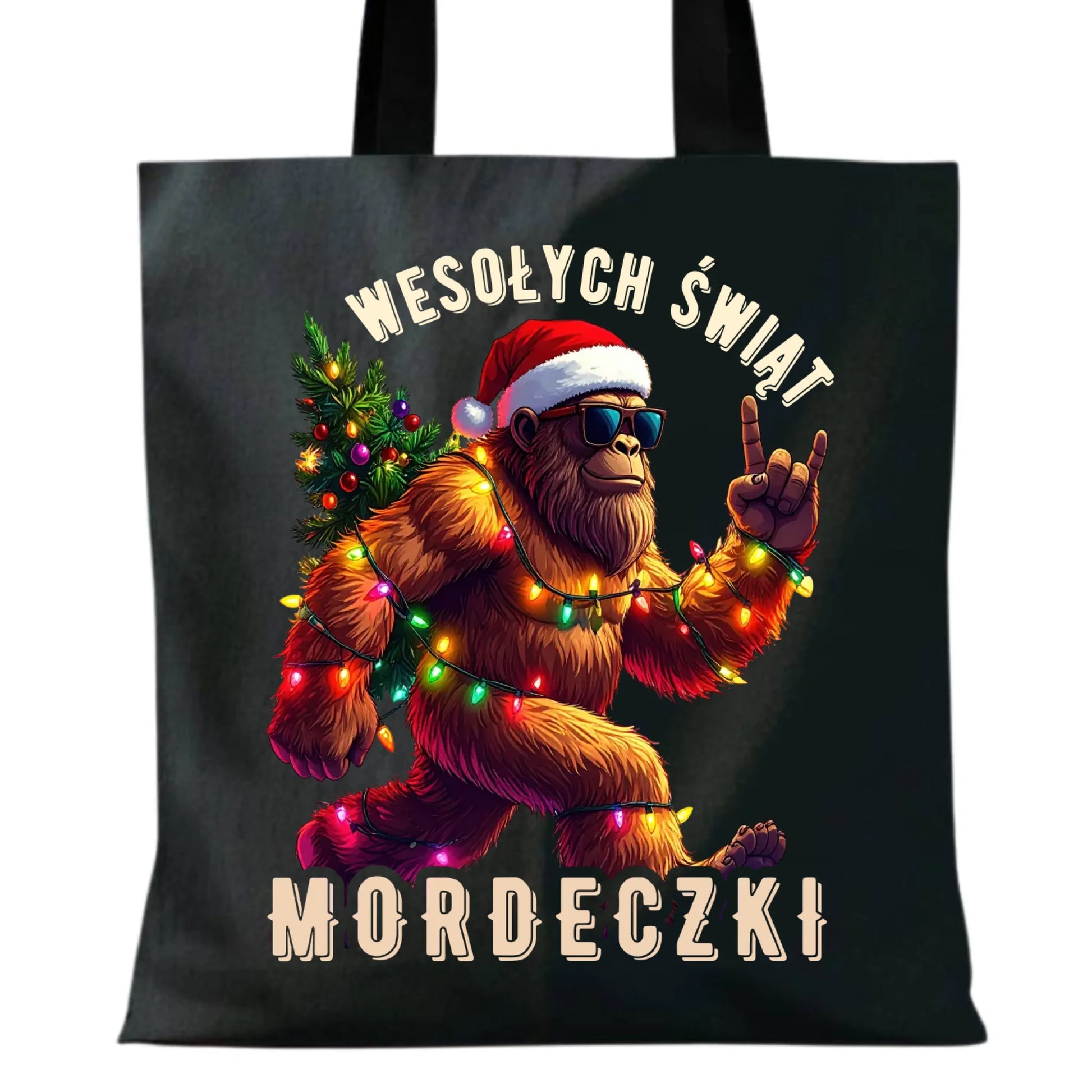 Torba świąteczna - prezent na święta - Yeti Wesołych Świąt mordeczki BN152 - StoryCups.pl