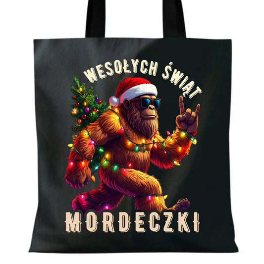 Torba świąteczna - prezent na święta - Yeti Wesołych Świąt mordeczki BN152 - StoryCups.pl