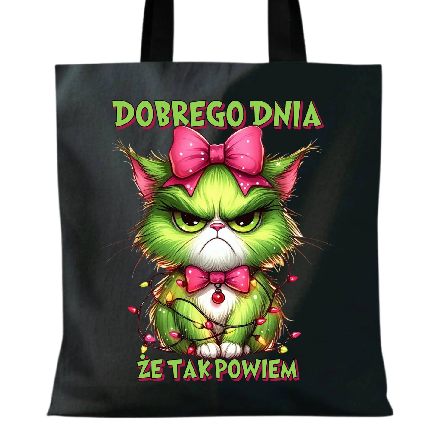 Torba świąteczna - prezent dla niej - Grinch dobrego dnia, że tak powiem BN153 - StoryCups.pl