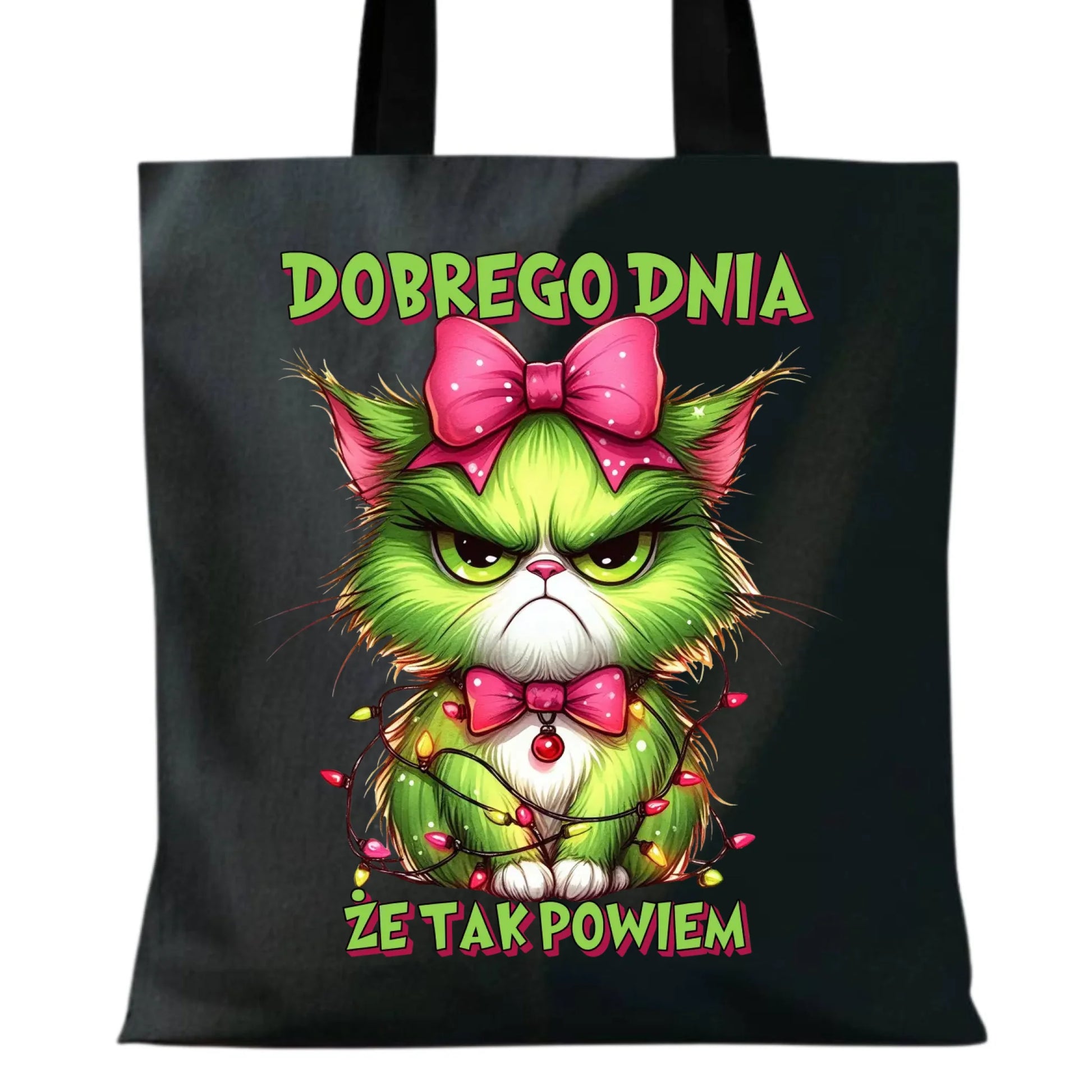 Torba świąteczna - prezent dla niej - Grinch dobrego dnia, że tak powiem BN153 - StoryCups.pl