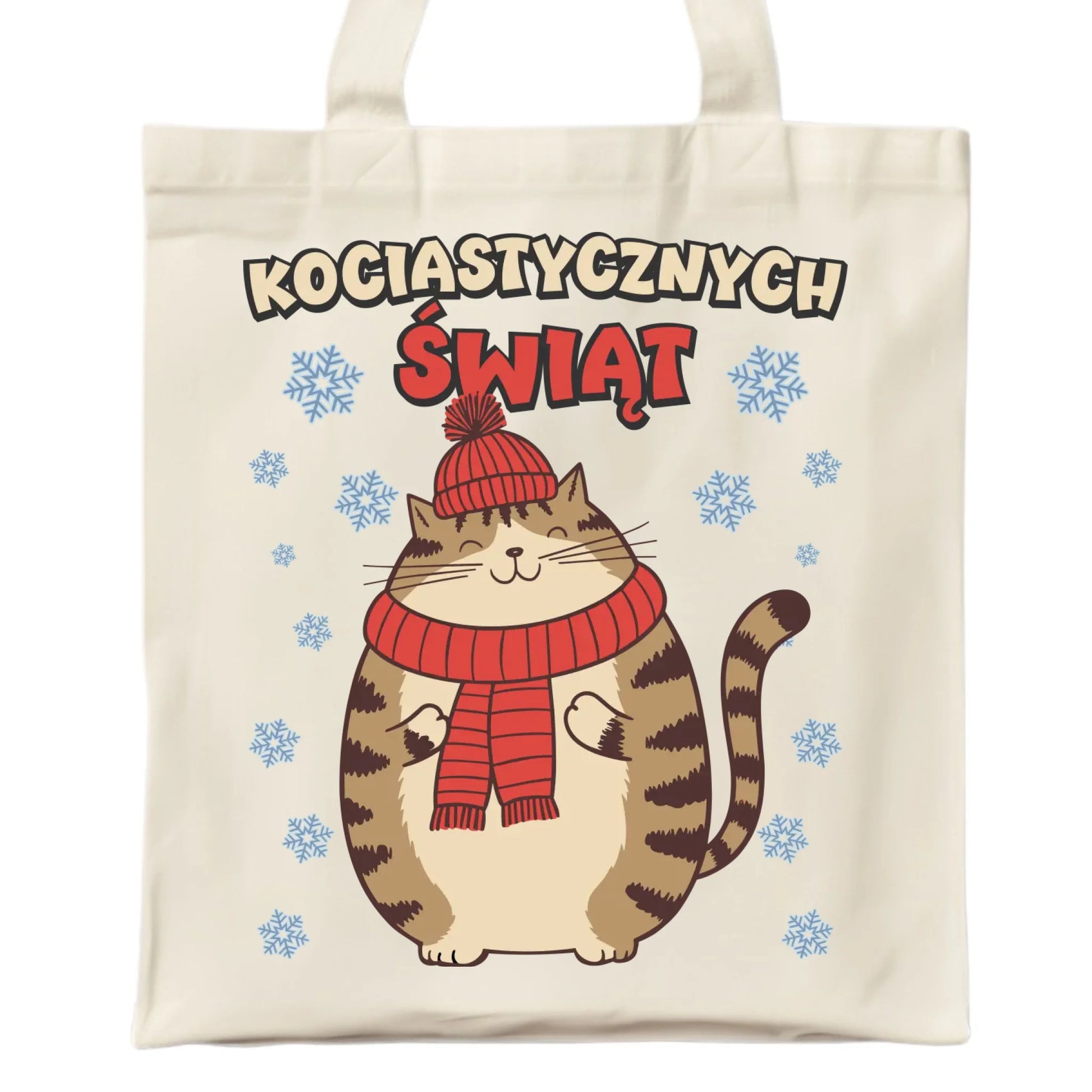Torba świąteczna - prezent na święta - Kociastycznych świąt BN154 - StoryCups.pl