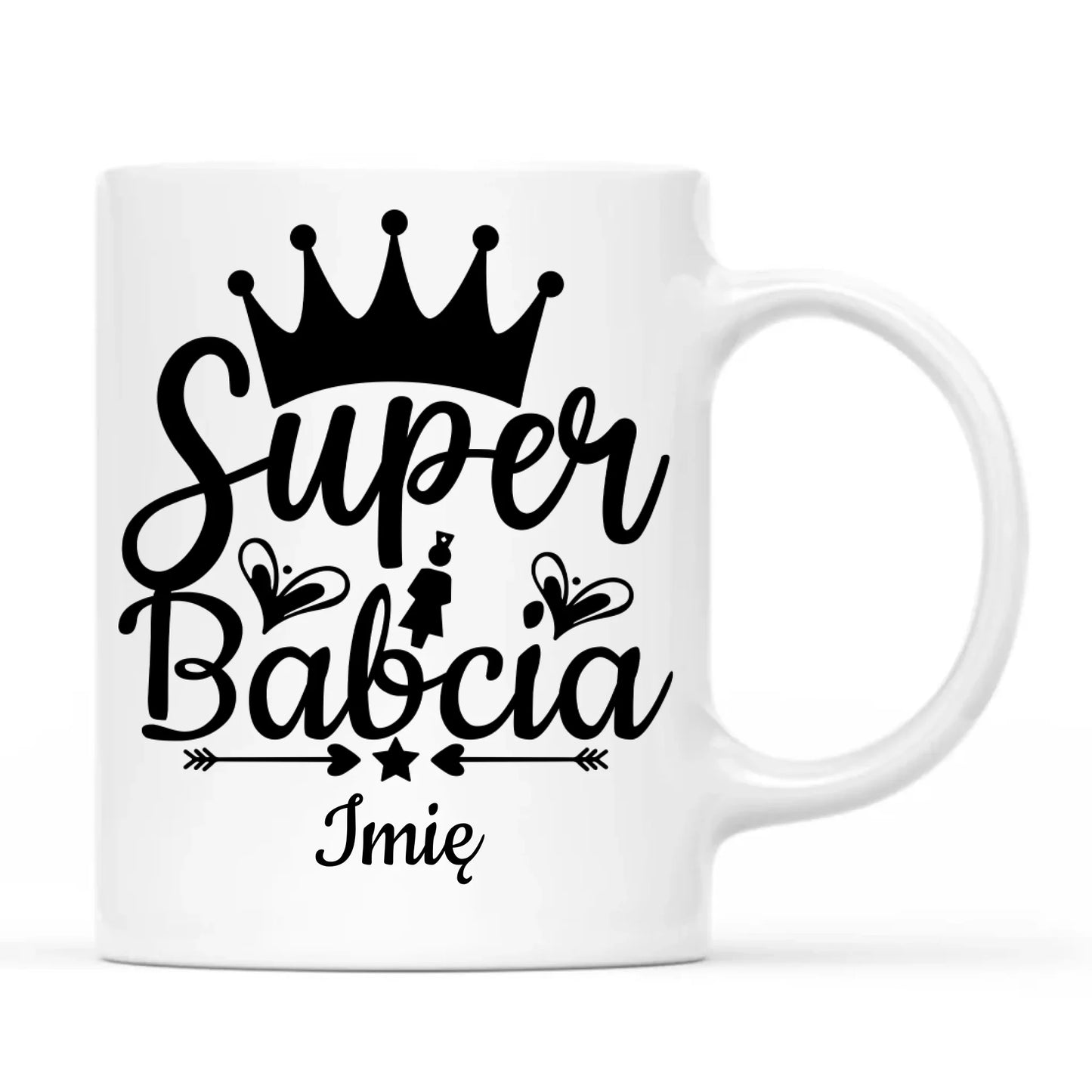 Kubek dla babci - Super Babcia - personalizowany B03 - StoryCups.pl