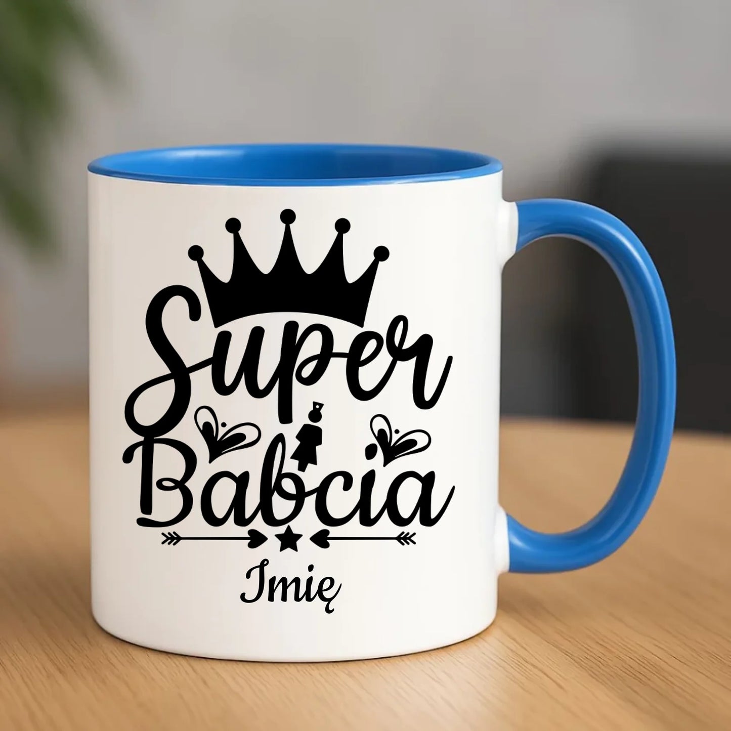Kubek dla babci - Super Babcia - personalizowany B03 - StoryCups.pl