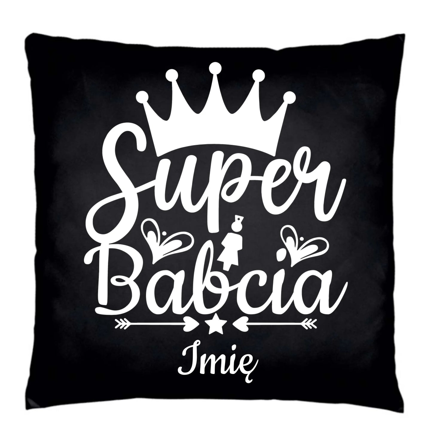 Poduszka dekoracyjna dla babci - Super Babcia - personalizowana B03 - StoryCups.pl
