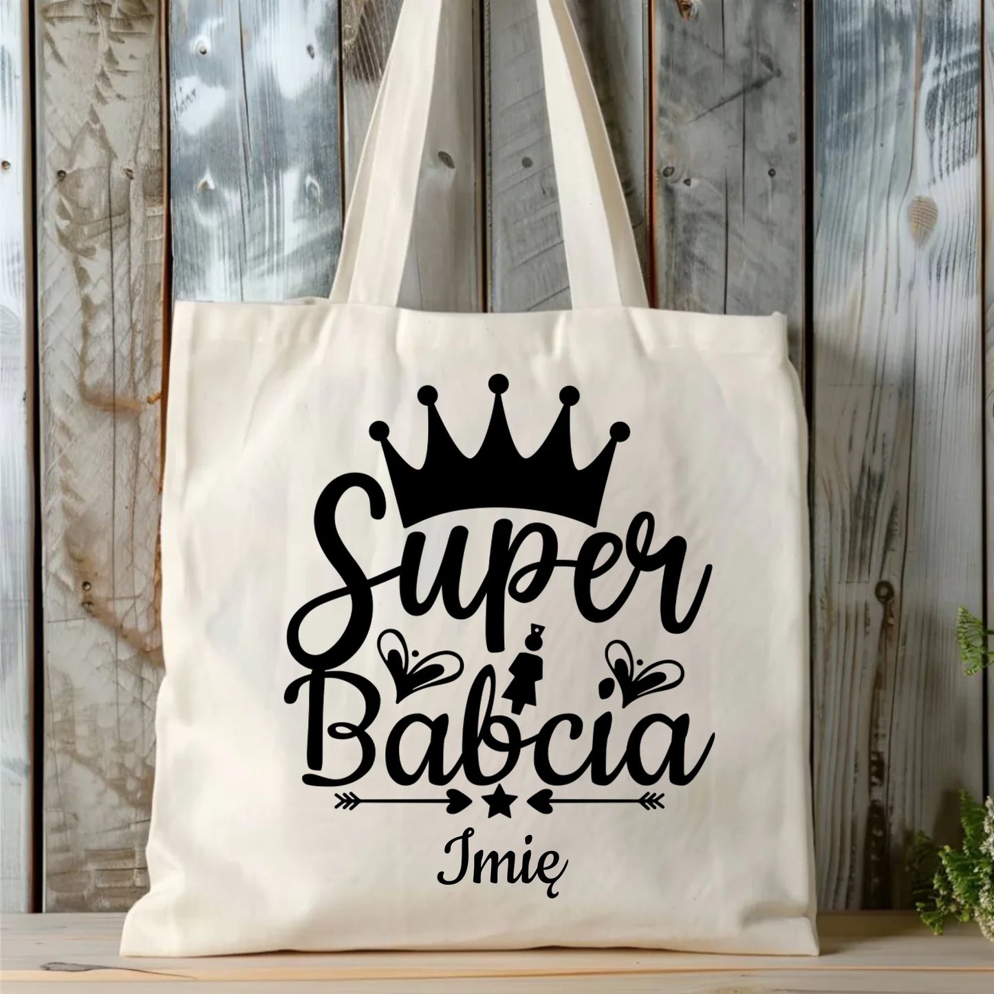 Torba dla babci - Super Babcia - personalizowana B03 - StoryCups.pl