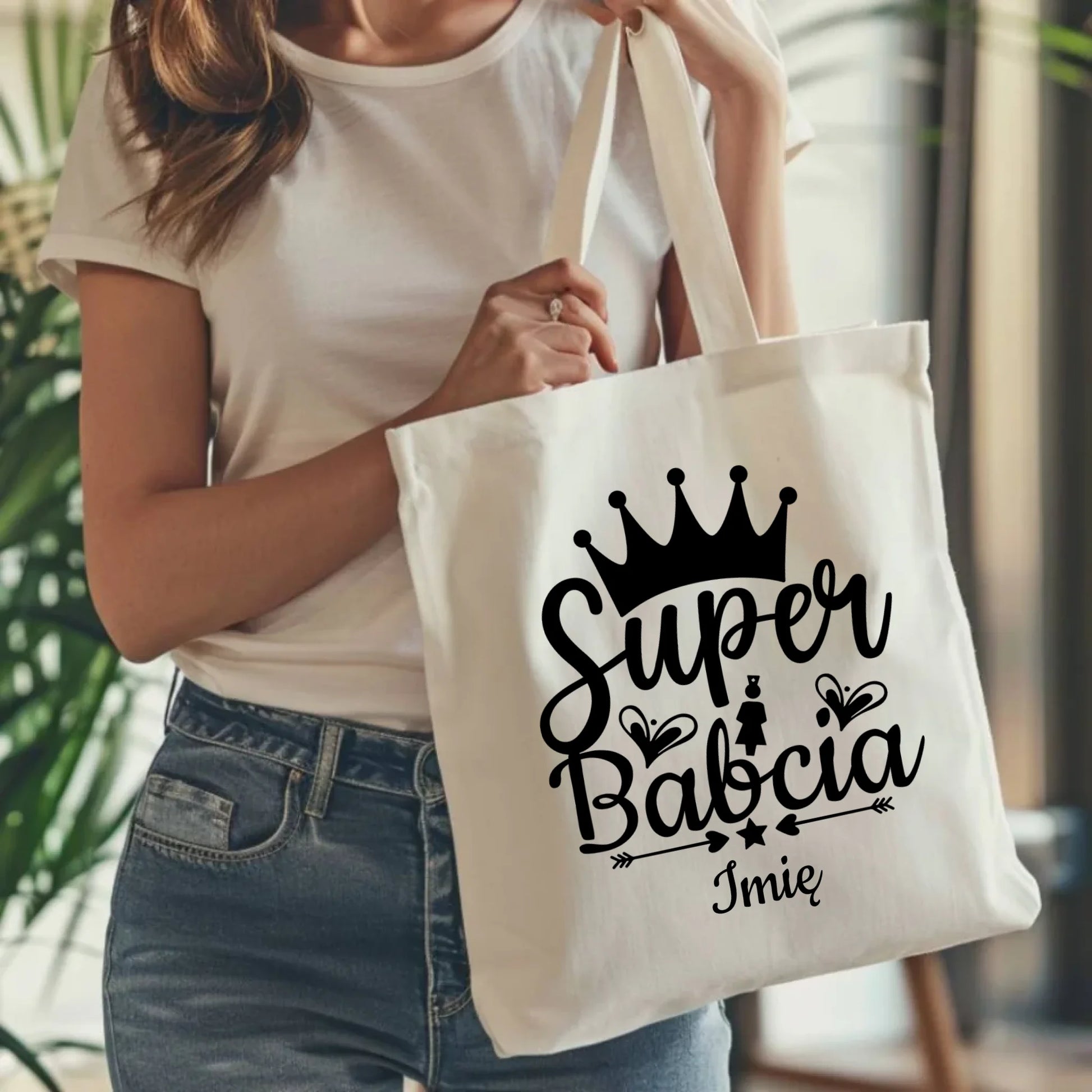 Torba dla babci - Super Babcia - personalizowana B03 - StoryCups.pl