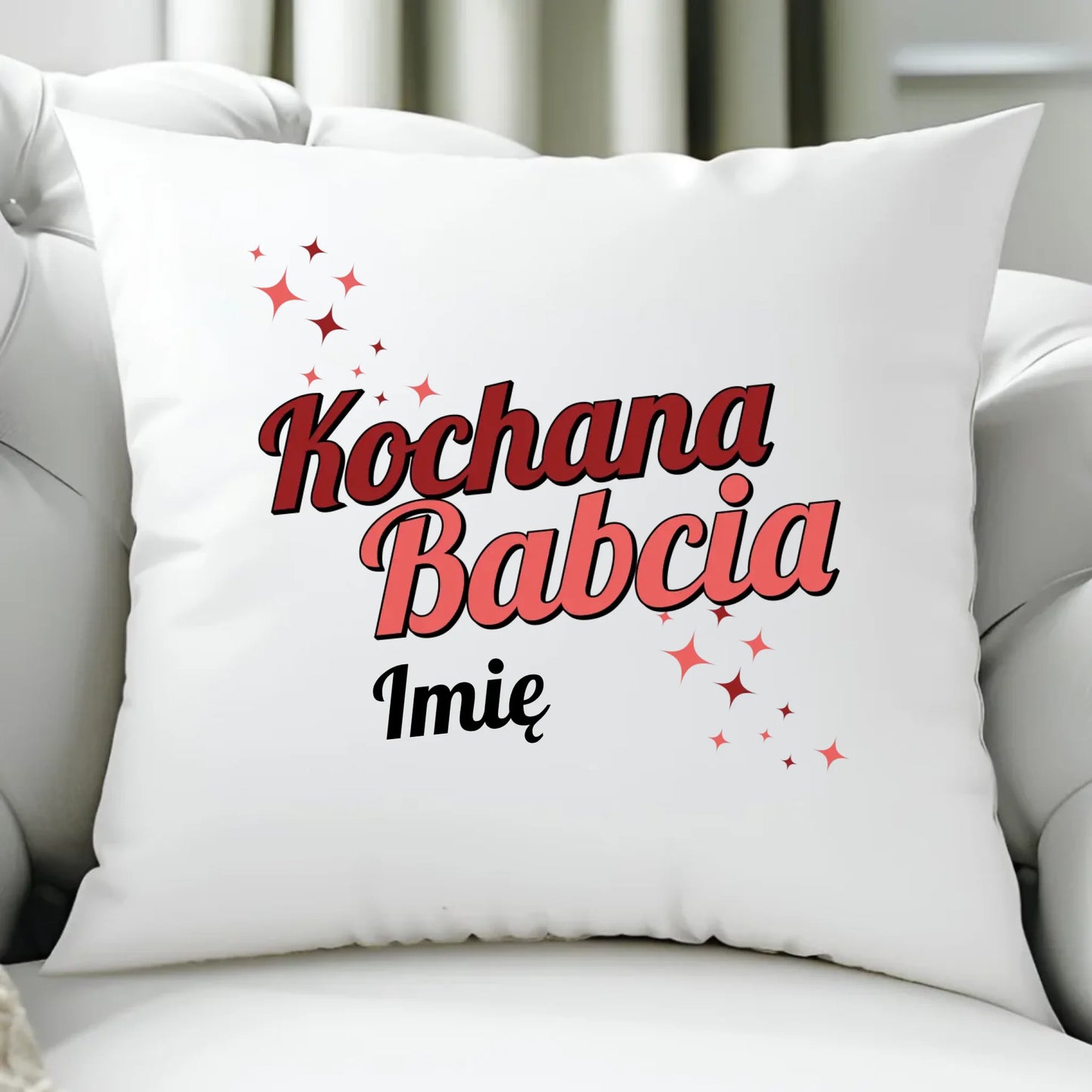 Poduszka dla babci - Kochana Babcia - personalizowana B05 - StoryCups.pl