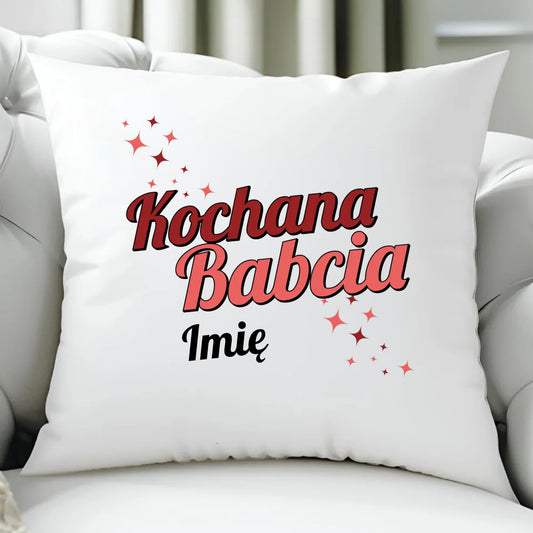 Poduszka dla babci - Kochana Babcia - personalizowana B05 - StoryCups.pl