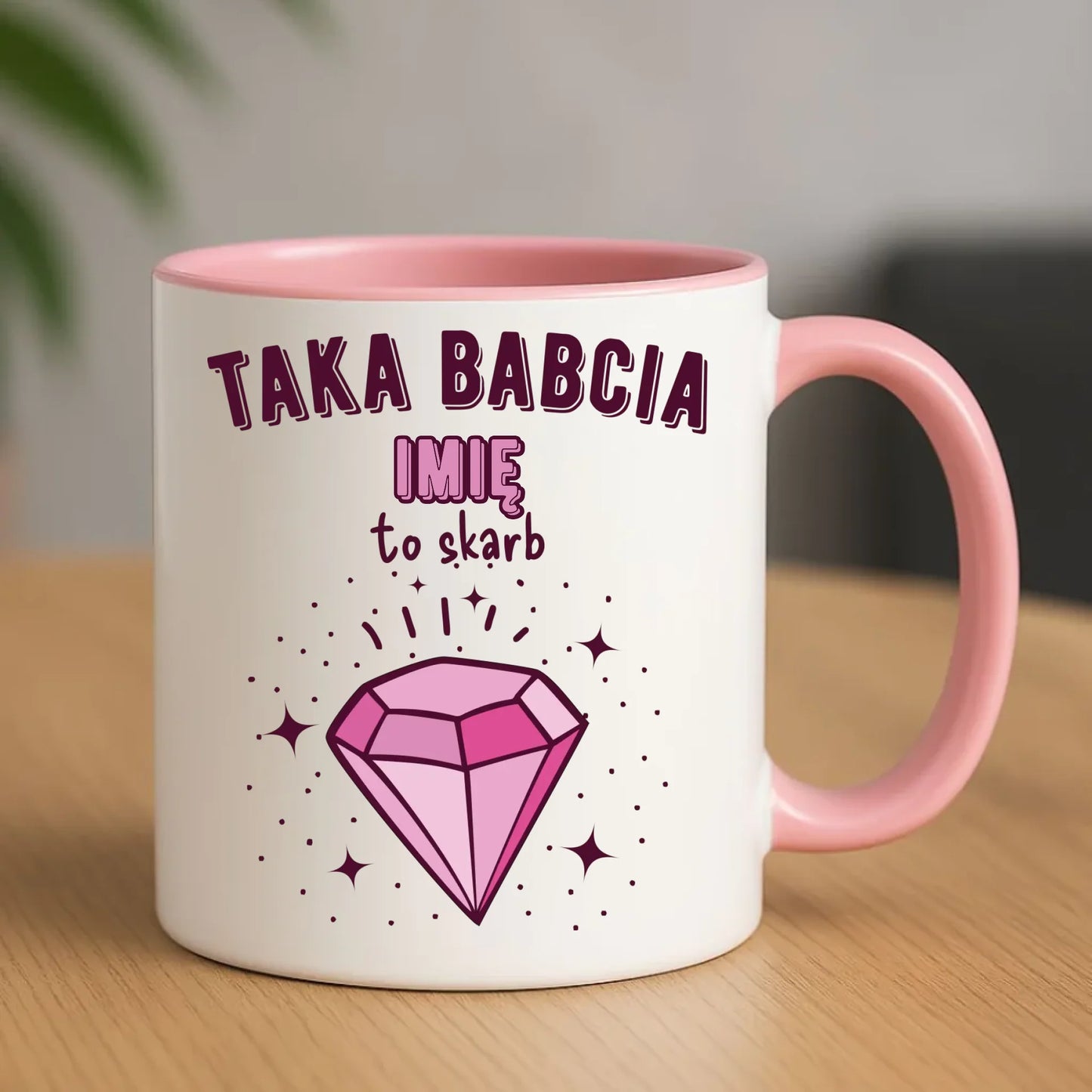 Kubek dla babci - Taka Babcia to skarb - personalizowany B06 - StoryCups.pl