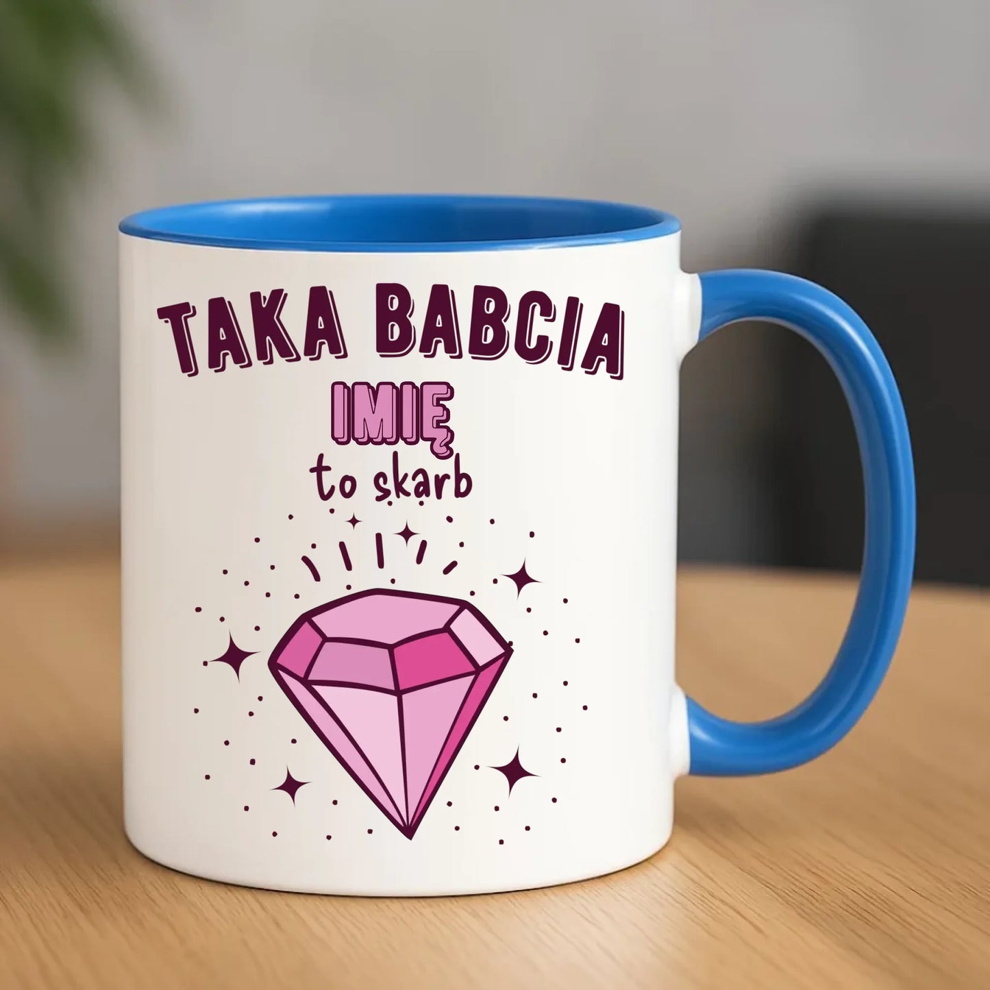 Kubek dla babci - Taka Babcia to skarb - personalizowany B06 - StoryCups.pl