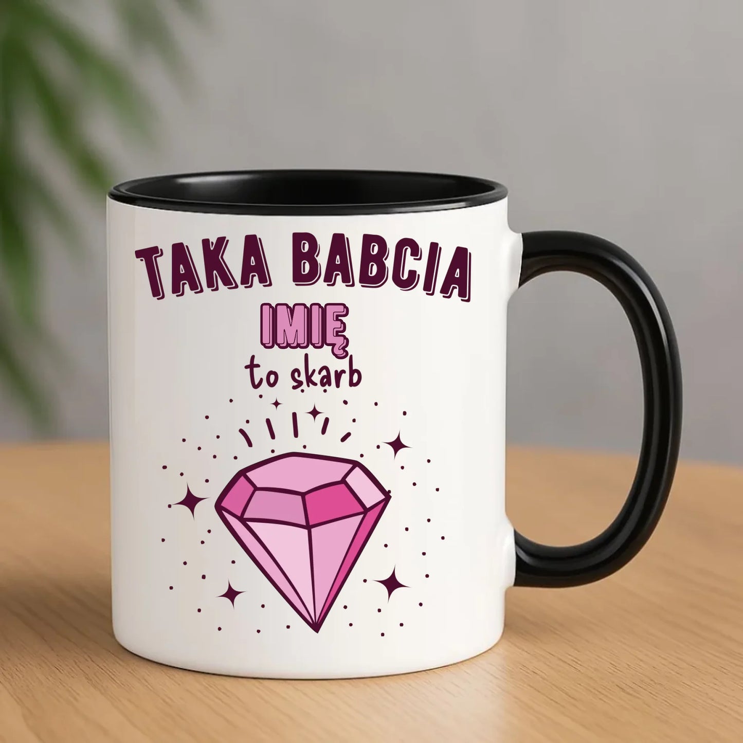Kubek dla babci - Taka Babcia to skarb - personalizowany B06 - StoryCups.pl