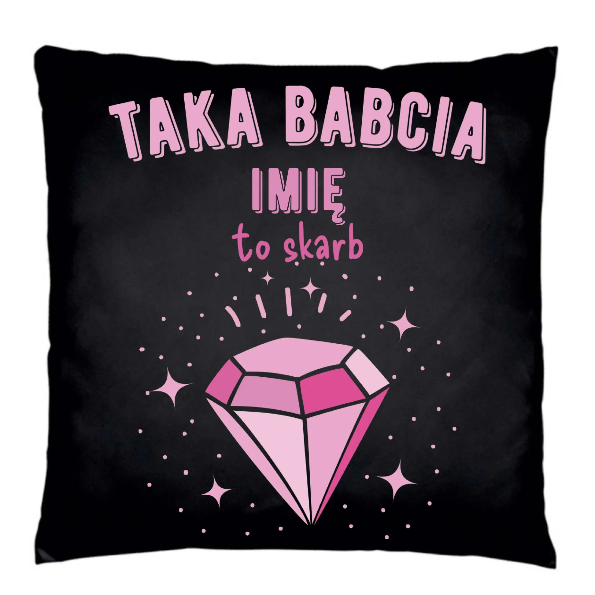 Poduszka dekoracyjna dla babci - Taka Babcia to skarb - personalizowana B06 - StoryCups.pl