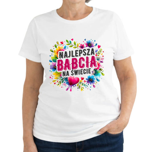 Koszulka dla babci - Najlepsza Babcia na świecie B07 - StoryCups.pl