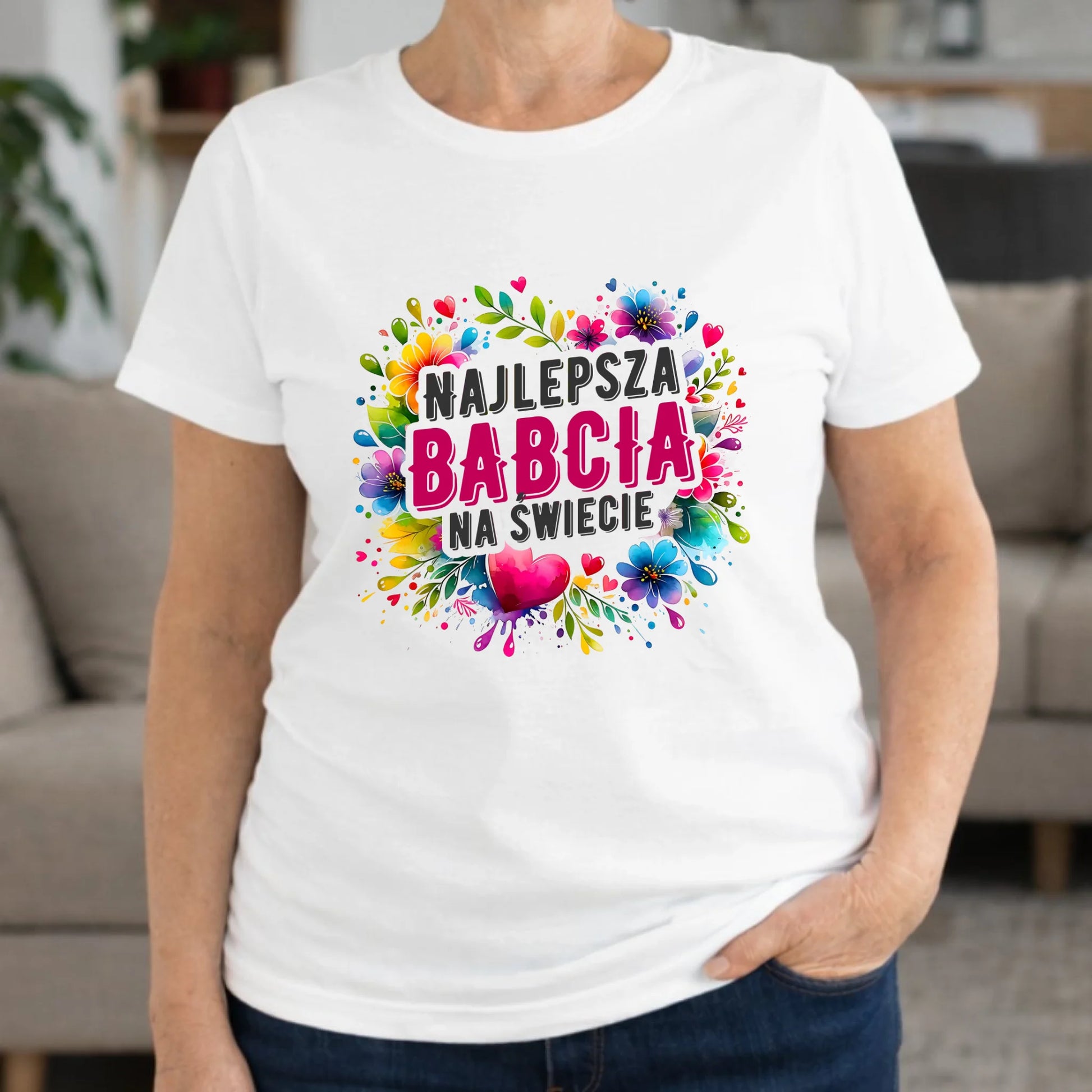 Koszulka dla babci - Najlepsza Babcia na świecie B07 - StoryCups.pl