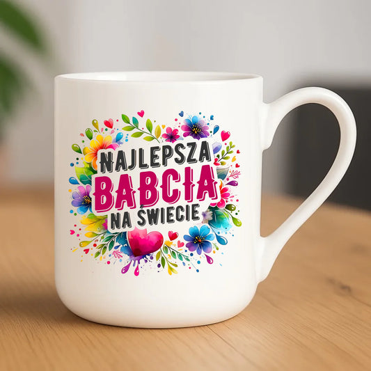 Kubek elegant dla babci - Najlepsza Babcia na świecie B07 - StoryCups.pl