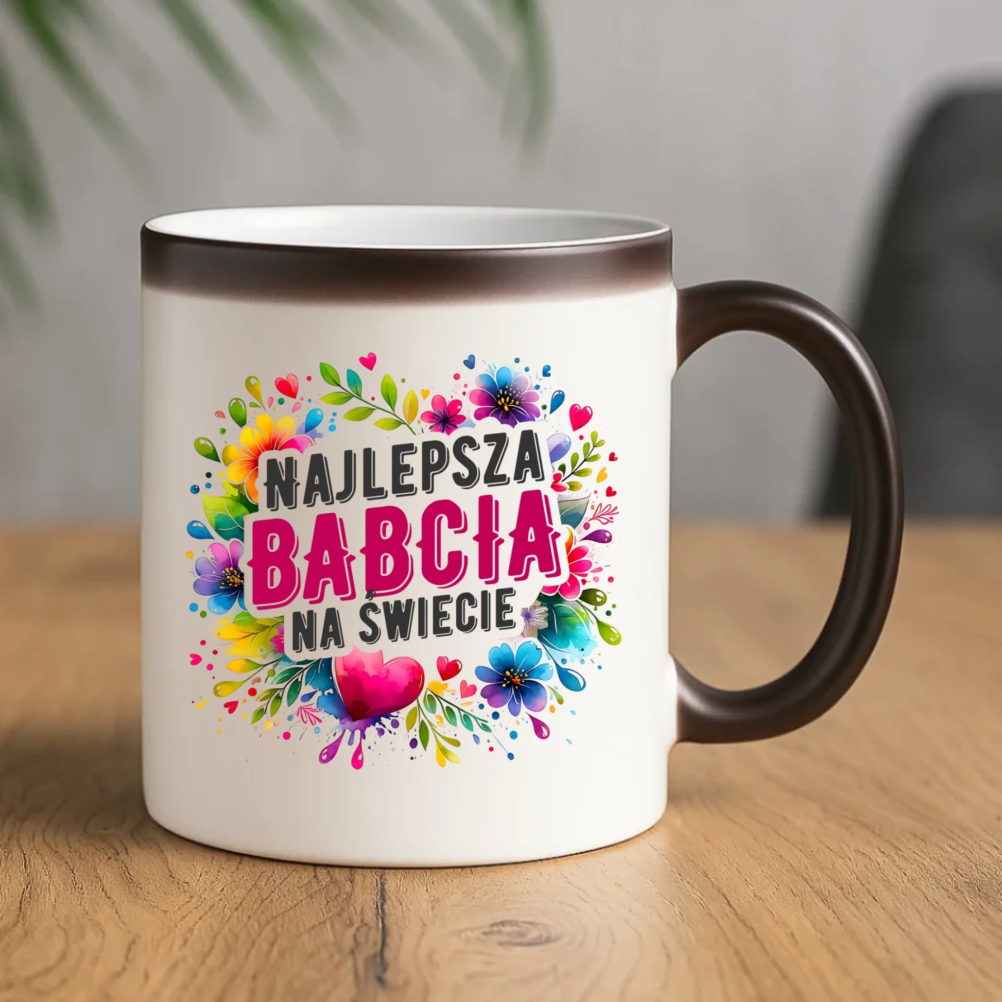 Kubek magiczny dla babci - Najlepsza Babcia na świecie B07 - StoryCups.pl