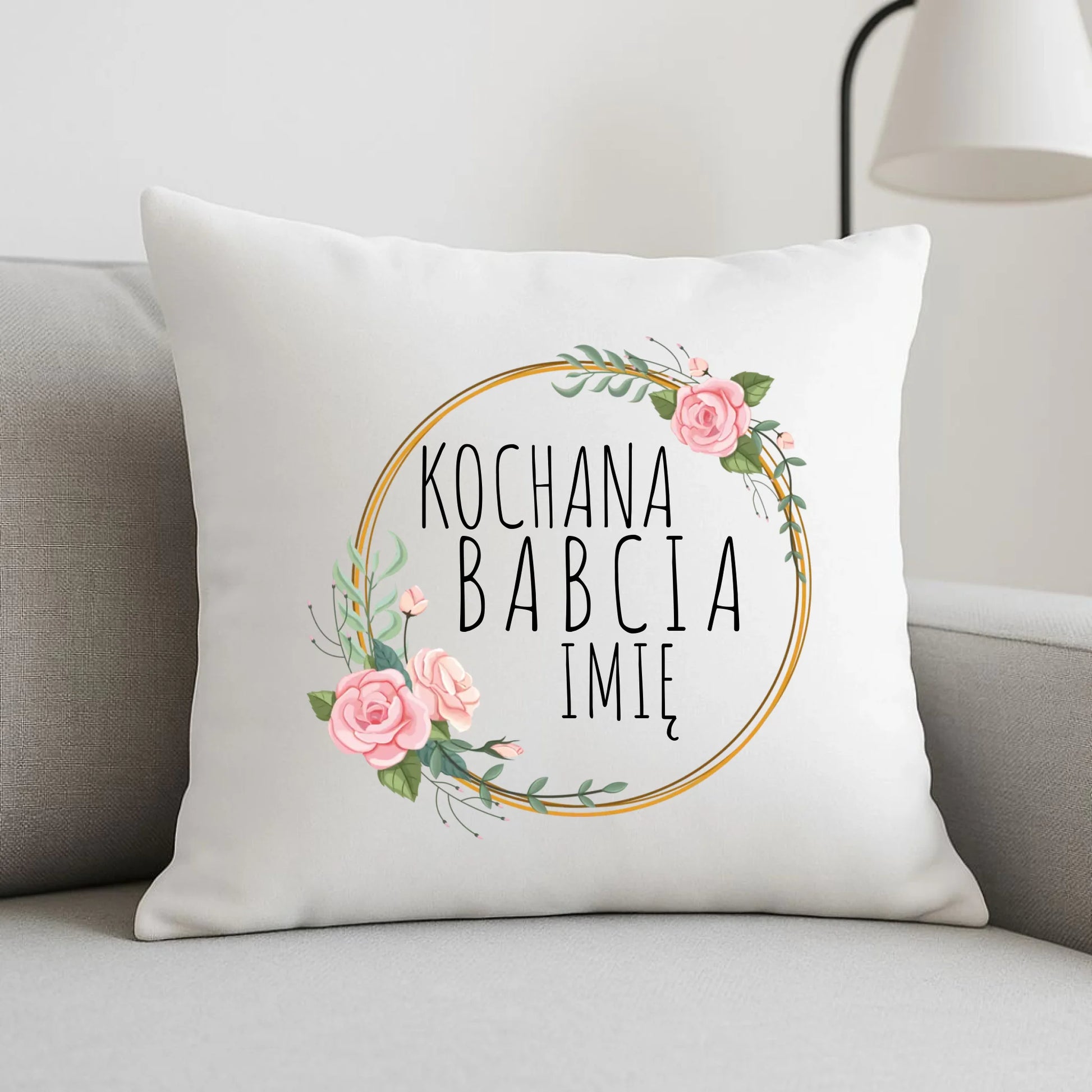 Poduszka dla babci - Kochana Babcia - personalizowana B10 - StoryCups.pl