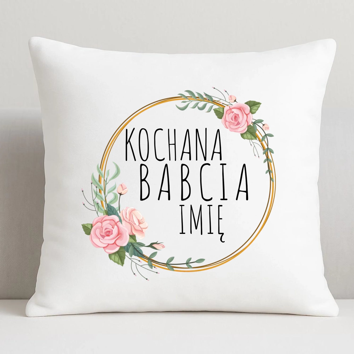 Poduszka dla babci - Kochana Babcia - personalizowana B10 - StoryCups.pl