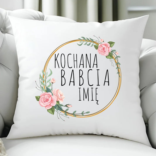 Poduszka dla babci - Kochana Babcia - personalizowana B10 - StoryCups.pl
