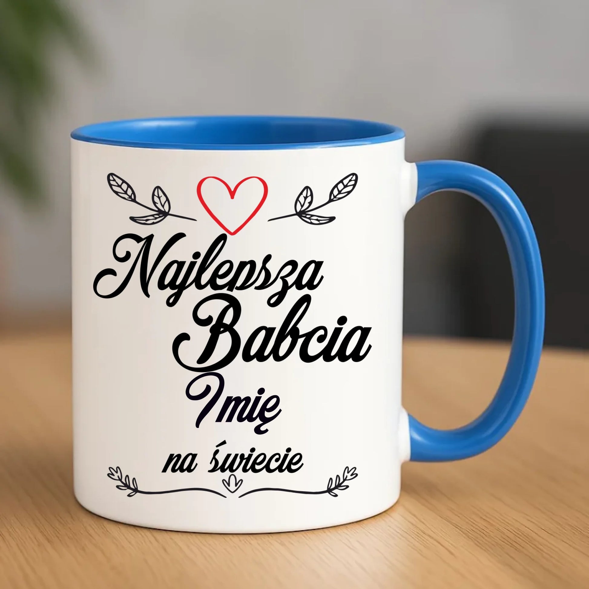Kubek dla babci - Najlepsza Babcia na Świecie - personalizowany B12 - StoryCups.pl