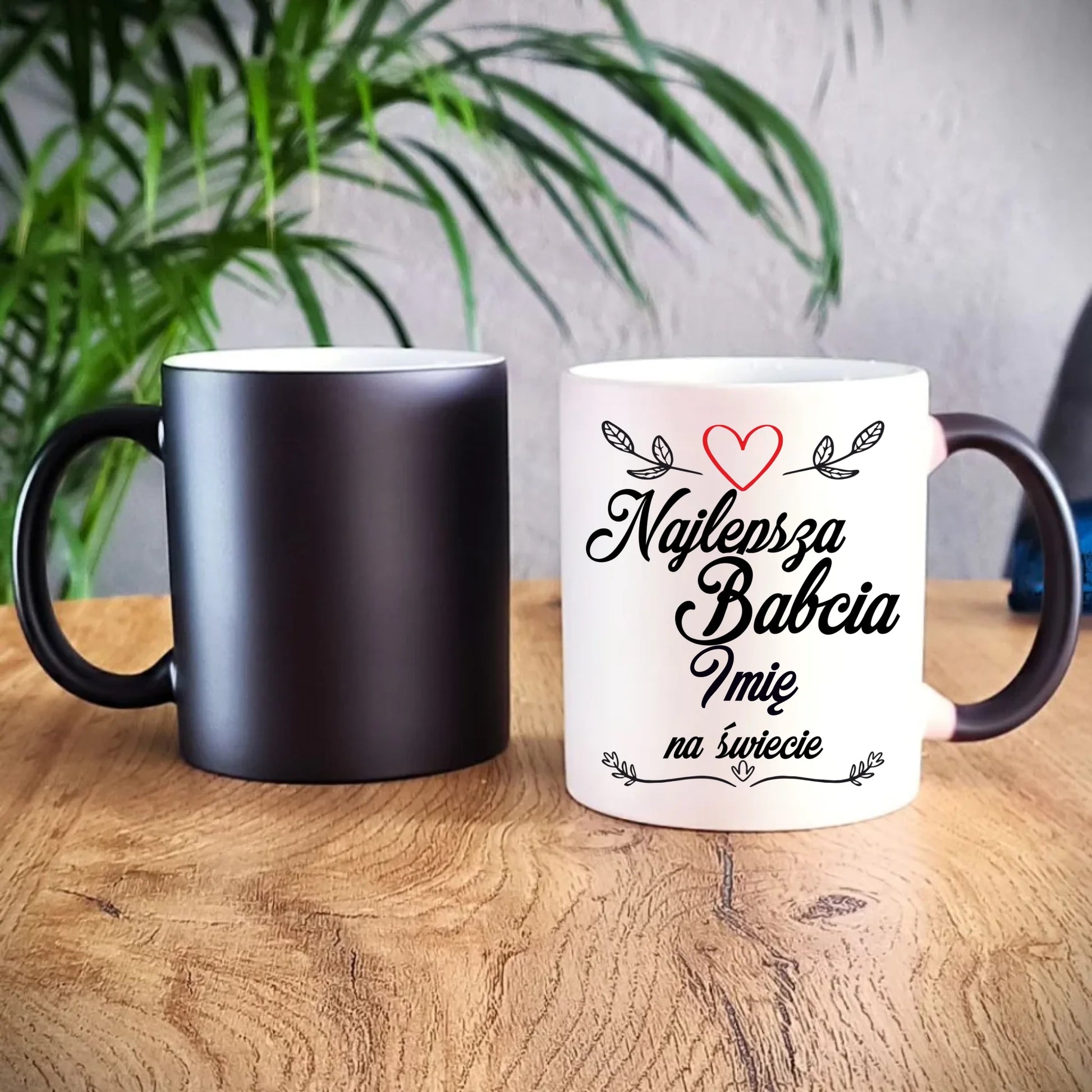 Kubek magiczny dla babci - Najlepsza Babcia na Świecie - personalizowany B12 - StoryCups.pl