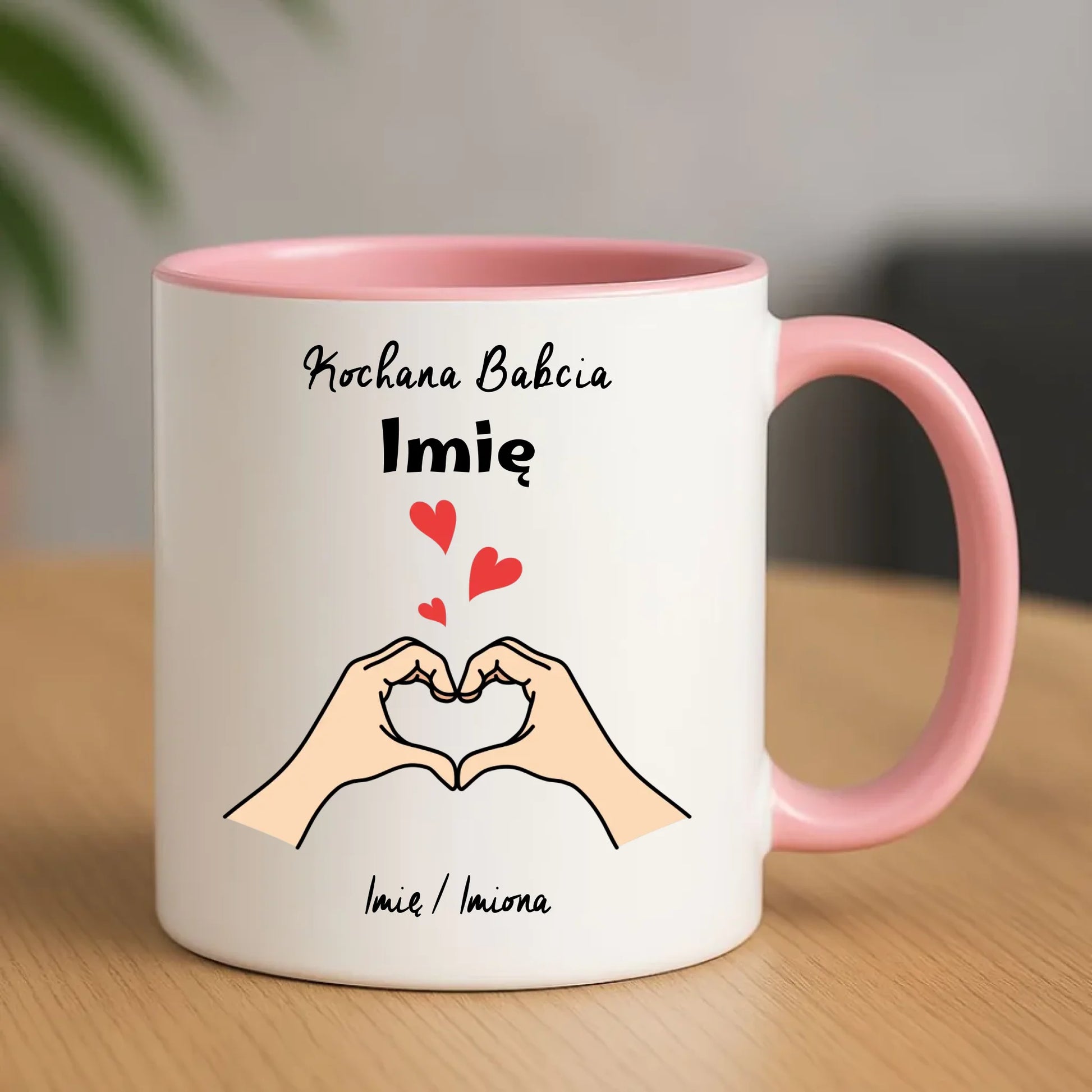 Kubek dla babci - Kochana Babcia podpis - personalizowany B13 - StoryCups.pl