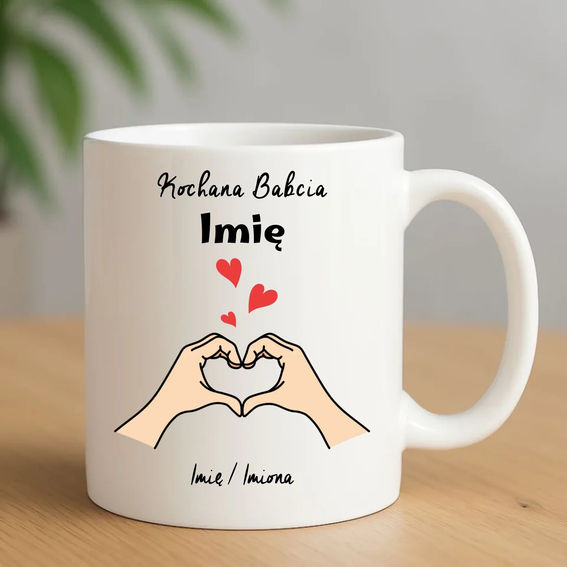 Kubek dla babci - Kochana Babcia podpis - personalizowany B13 - StoryCups.pl