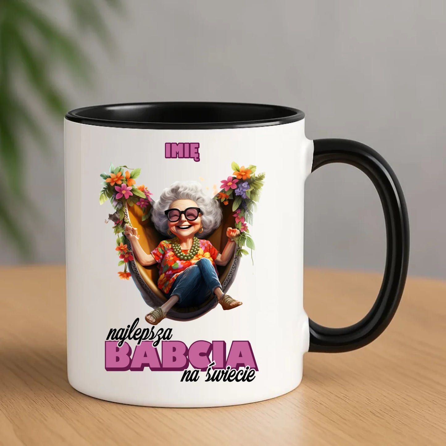 Kubek dla babci - Najlepsza Babcia na świecie - personalizowany B14 - StoryCups.pl