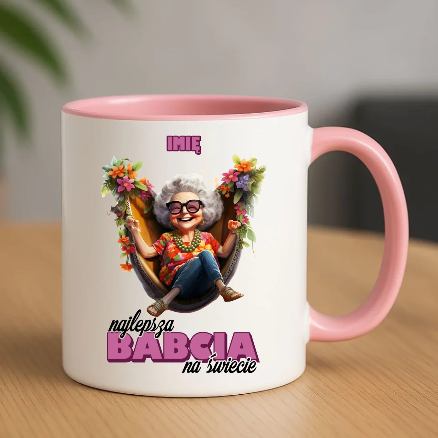 Kubek dla babci - Najlepsza Babcia na świecie - personalizowany B14 - StoryCups.pl