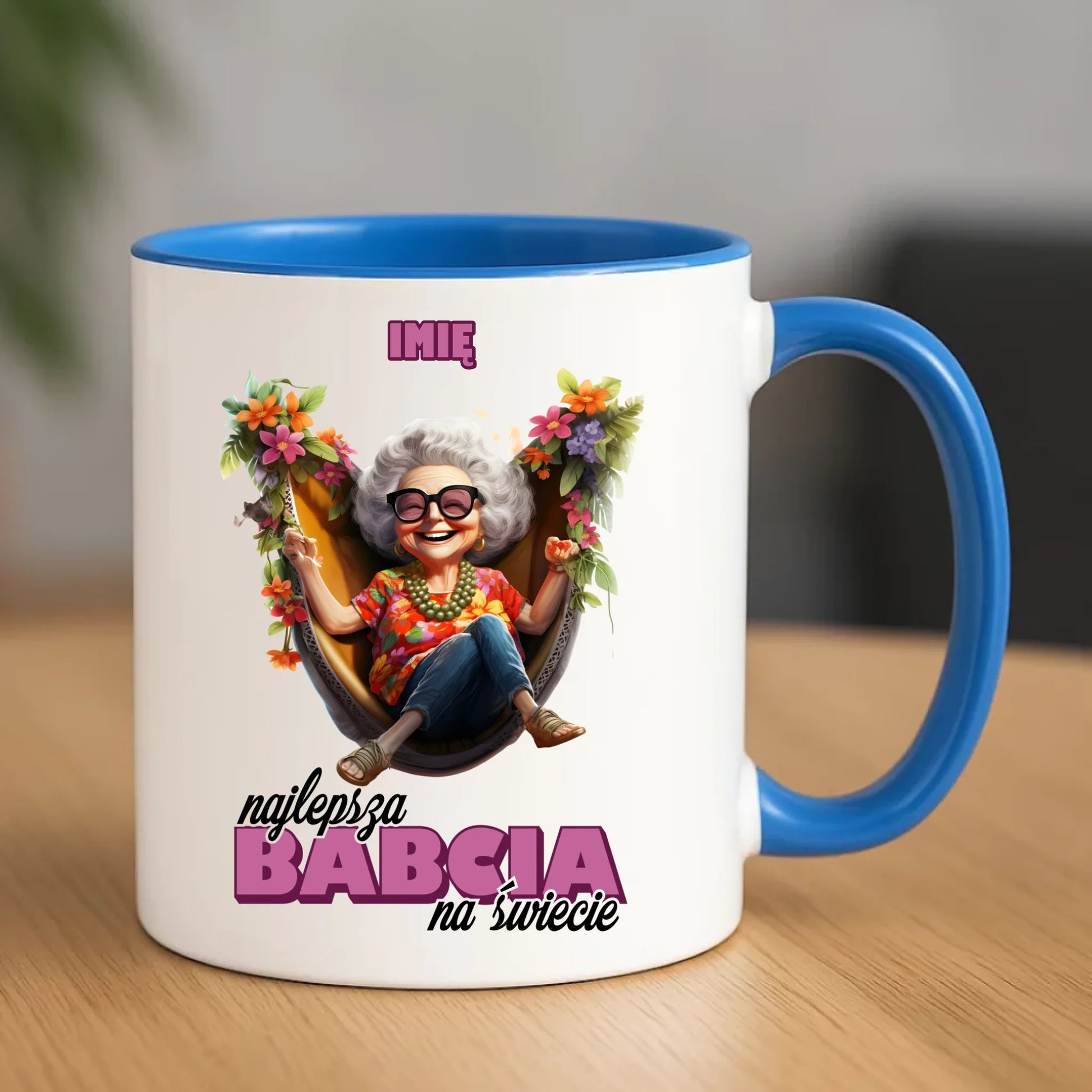 Kubek dla babci - Najlepsza Babcia na świecie - personalizowany B14 - StoryCups.pl