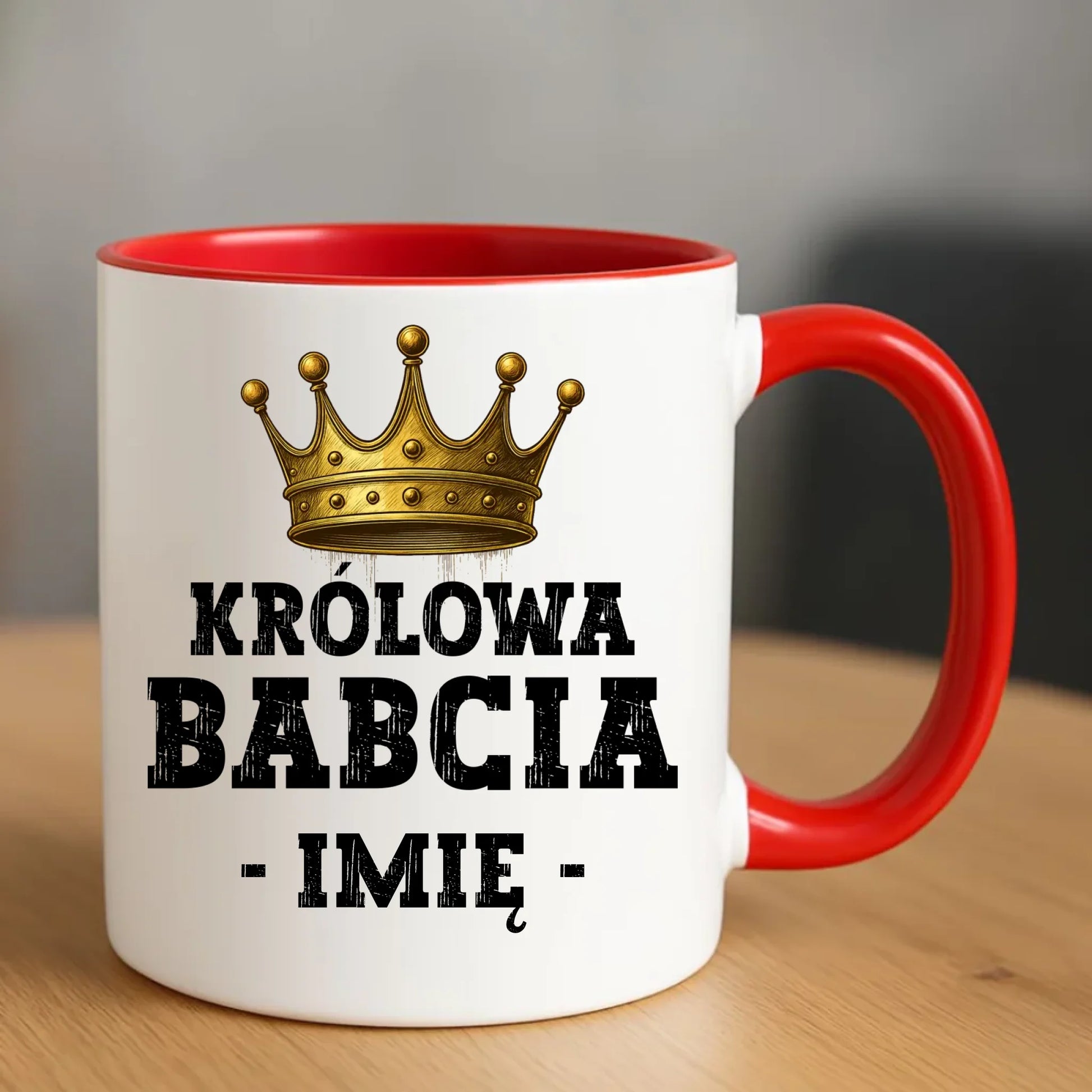 Kubek dla babci - Królowa Babcia - personalizowany B17 - StoryCups.pl