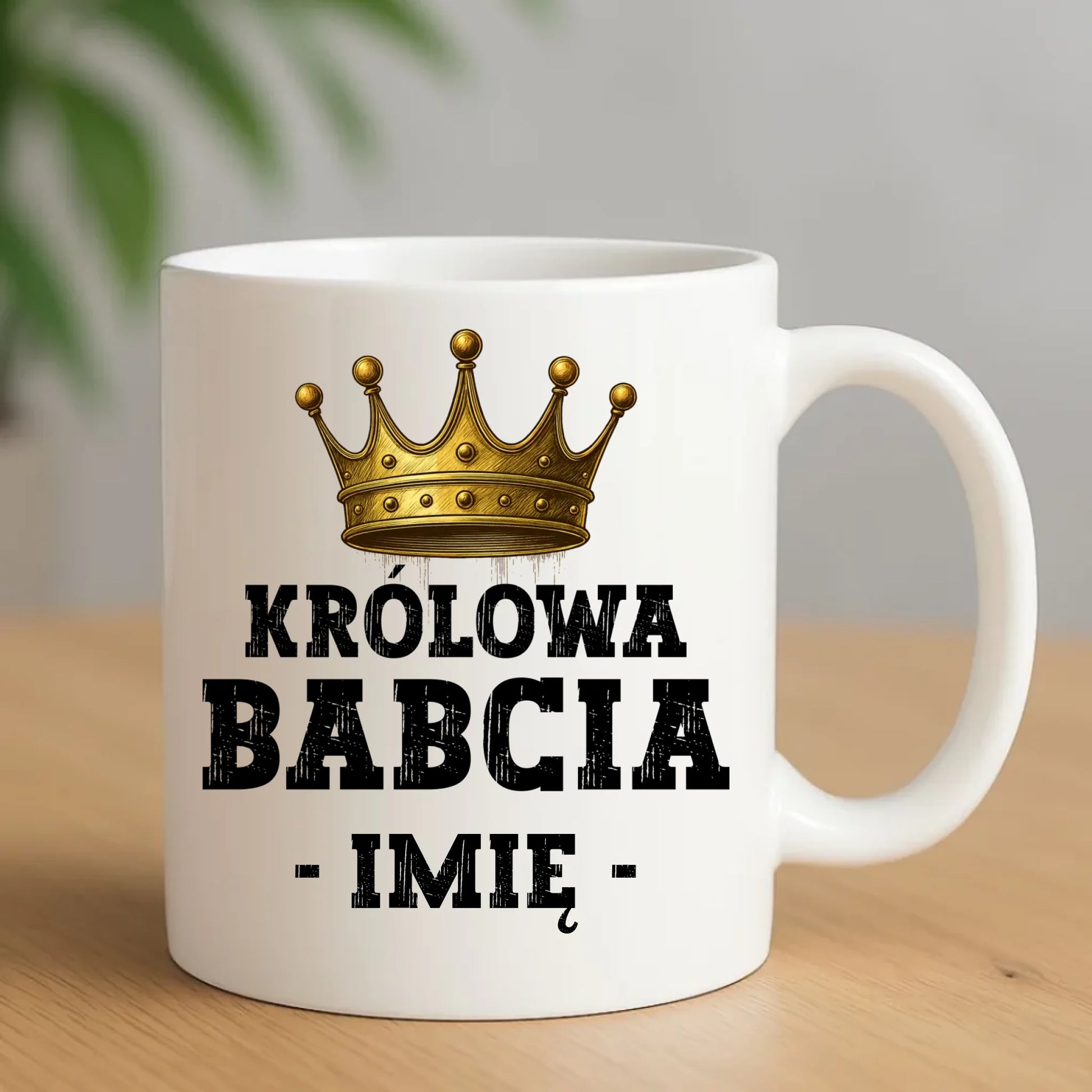 Kubek dla babci - Królowa Babcia - personalizowany B17 - StoryCups.pl