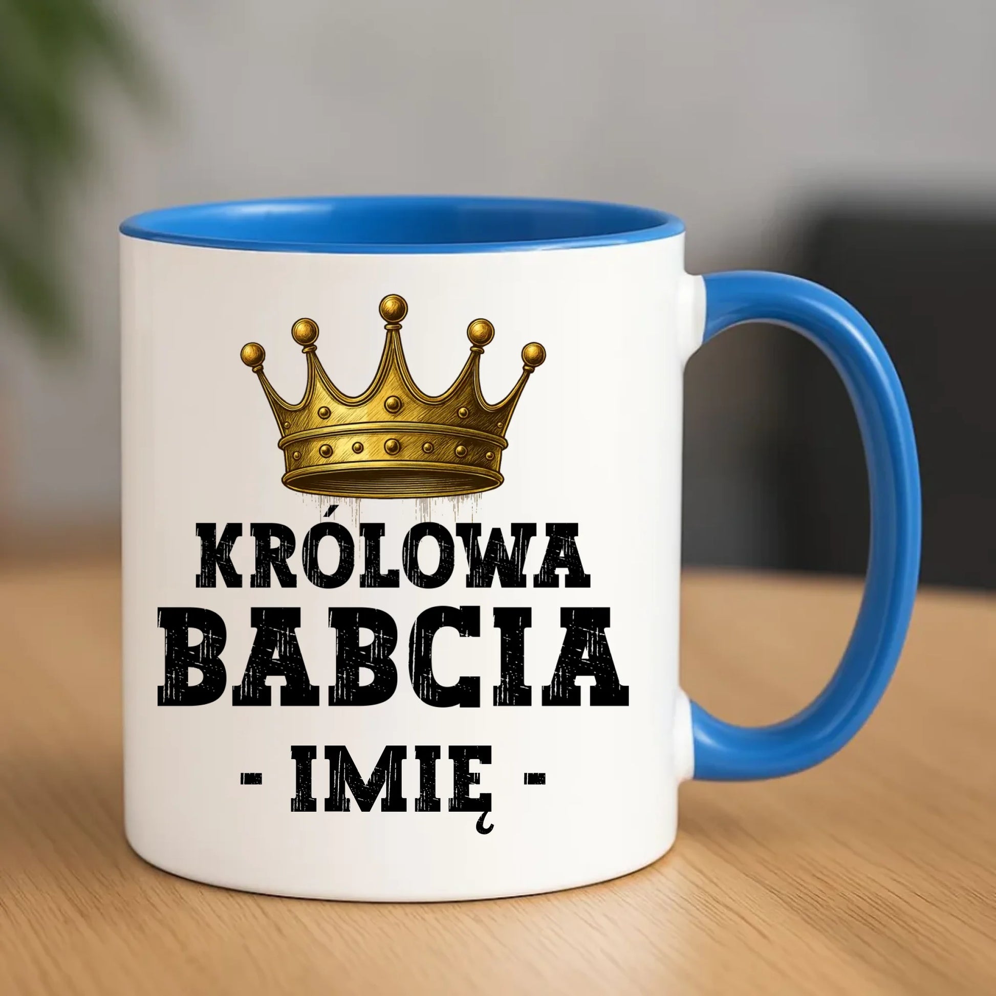 Kubek dla babci - Królowa Babcia - personalizowany B17 - StoryCups.pl