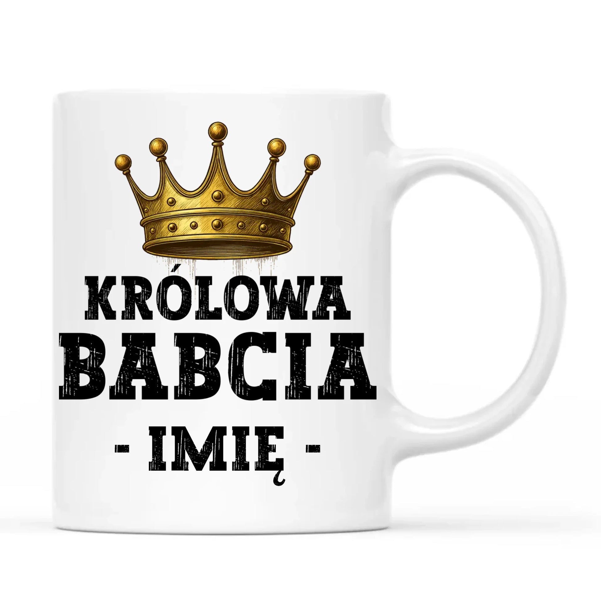 Kubek dla babci - Królowa Babcia - personalizowany B17 - StoryCups.pl