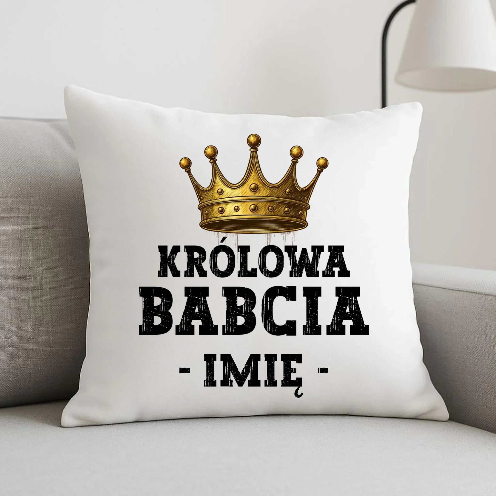 Poduszka dla babci - Królowa Babcia - personalizowana B17 - StoryCups.pl