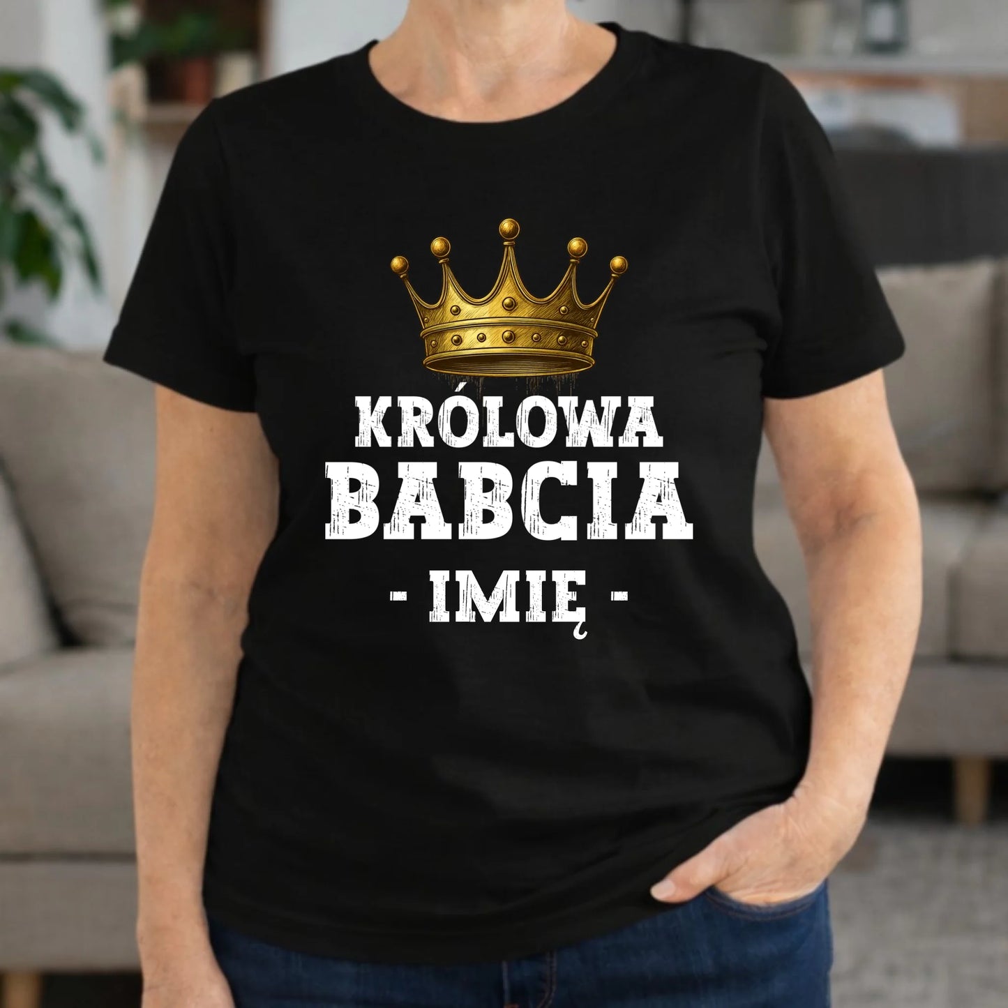 Koszulka dla babci - Królowa Babcia - personalizowana B17 - StoryCups.pl